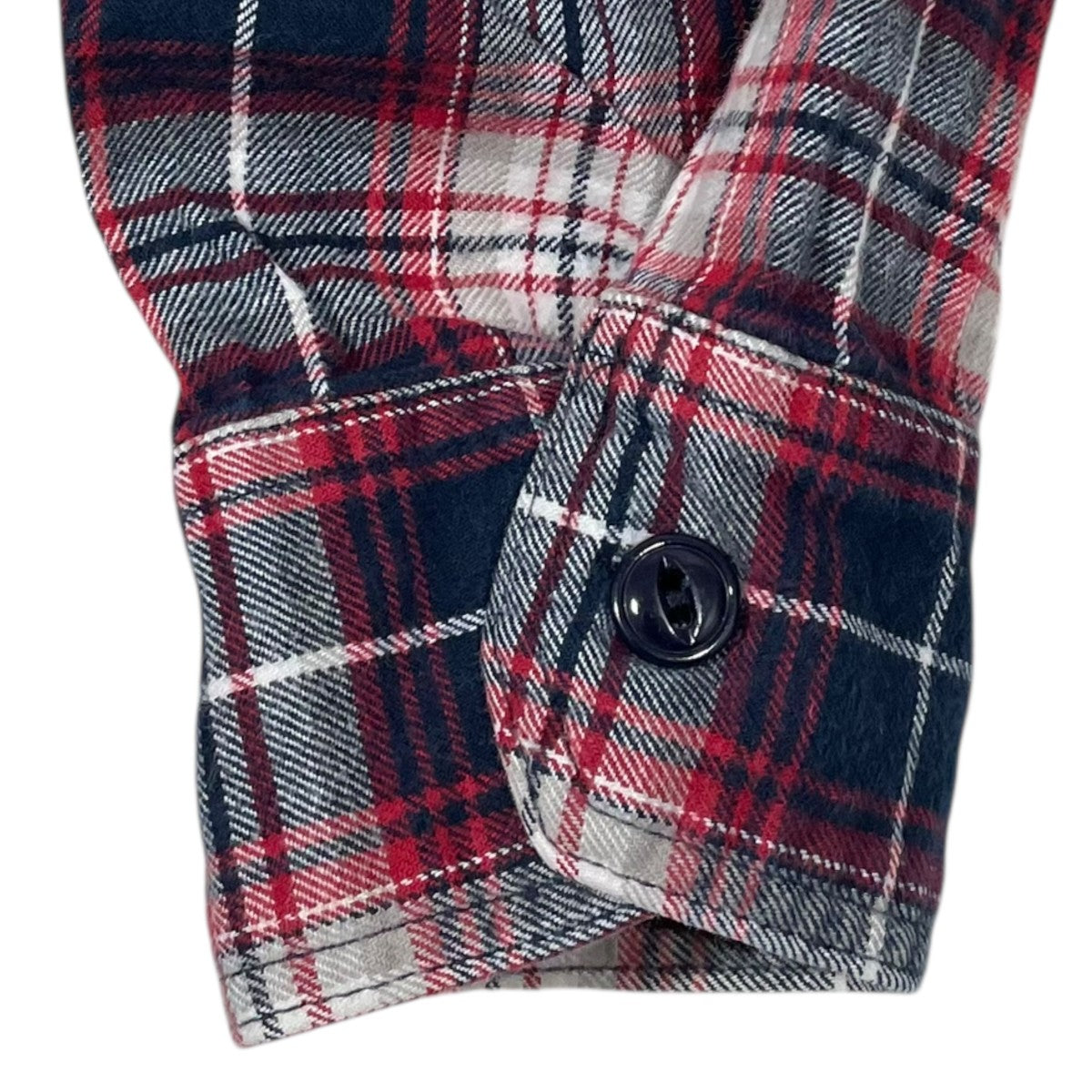 Engineered Garments チェック柄シャツ Work Shirt - Cotton Plaid Flannel ワークシャツ コットンプレイドフランネル 古着・中古-4枚目のアイテム画像