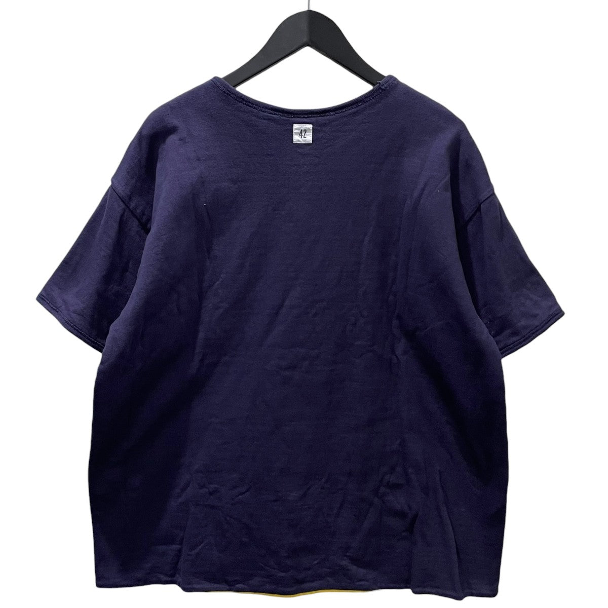WAREHOUSE×ORGAN 21SS リバーシブルTシャツ USN Reversible T-Shirt NAVY Yard 4101 古着・中古-2枚目のアイテム画像