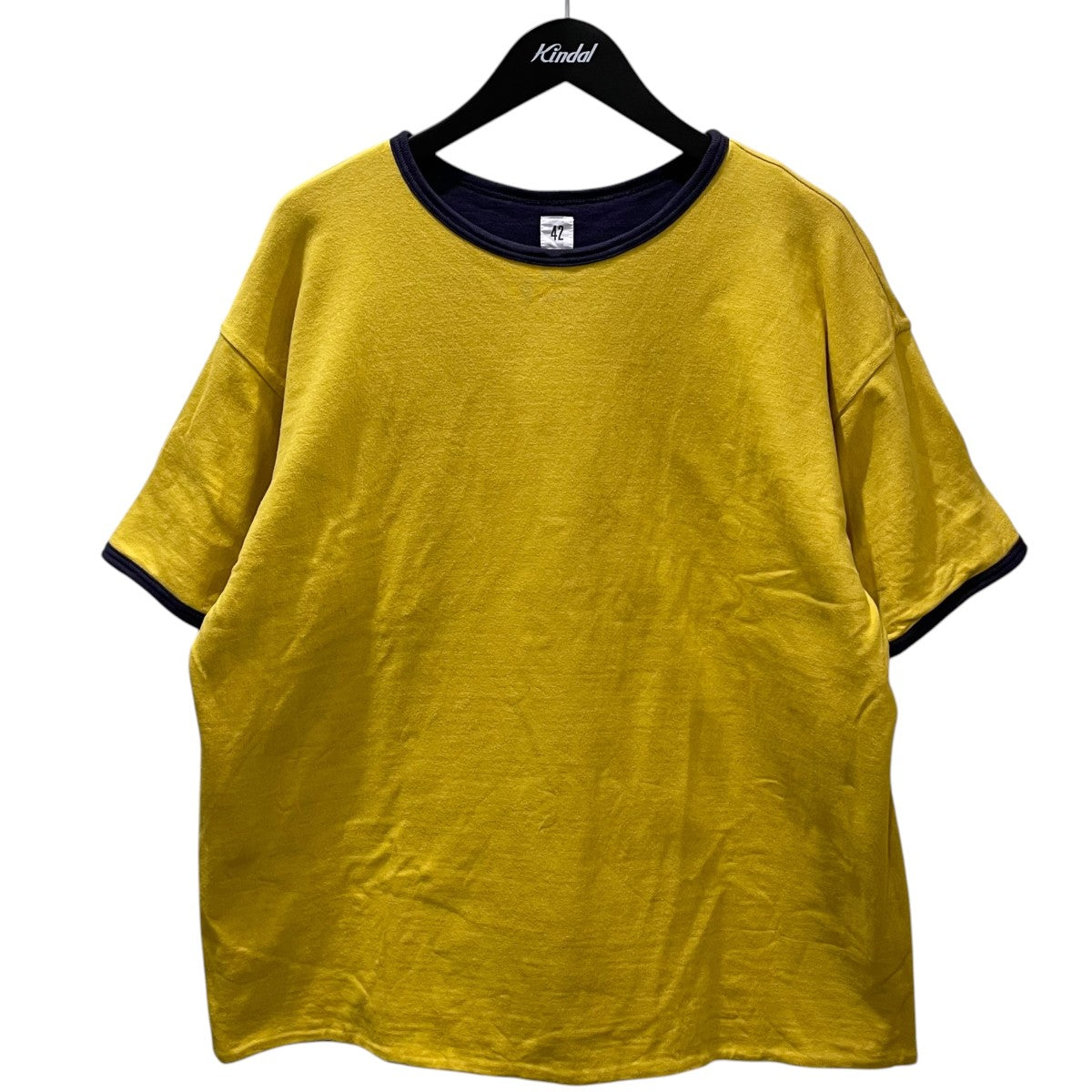 WAREHOUSE×ORGAN 21SS リバーシブルTシャツ USN Reversible T-Shirt NAVY Yard 4101 古着・中古-3枚目のアイテム画像