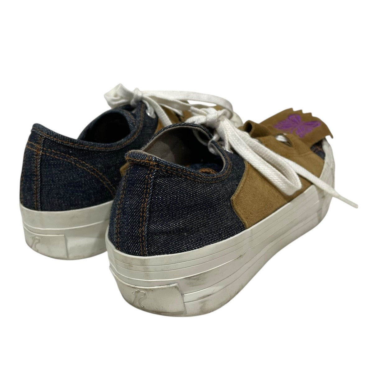 Needles アシンメトリック ギリー スニーカー Asymmetric Ghillie Sneaker KP044 古着・中古-2枚目のアイテム画像