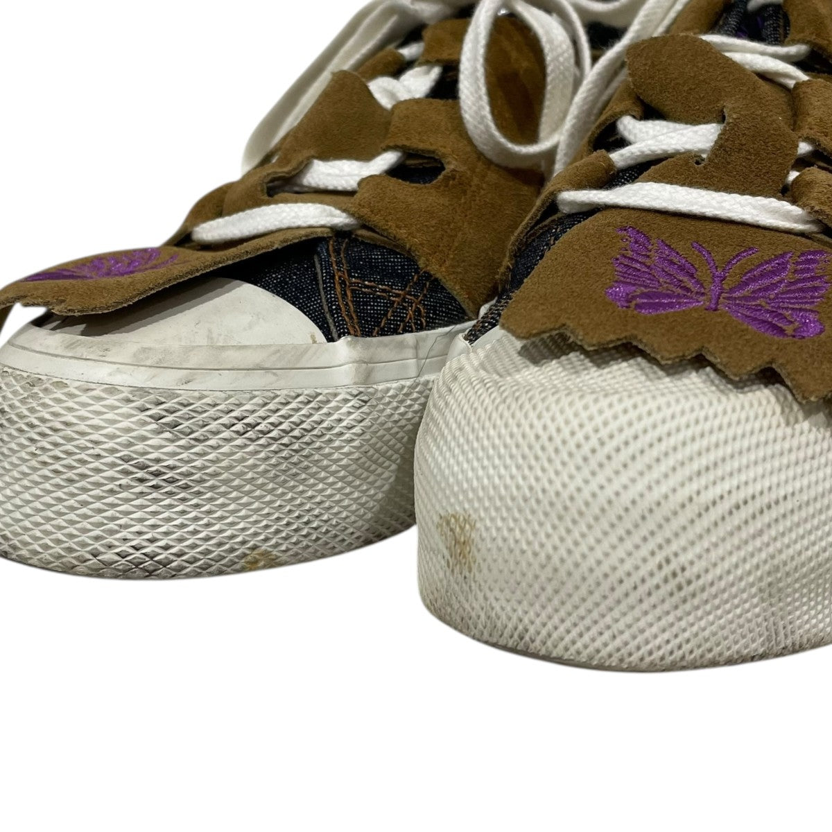 Needles アシンメトリック ギリー スニーカー Asymmetric Ghillie Sneaker KP044 古着・中古-4枚目のアイテム画像