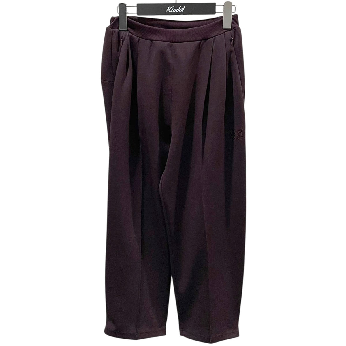 Needles 22SS イージーパンツ Tucked W．U． Pant - PE／PU Jersey タックド ウォームアップ パンツ KP229 古着・中古-1枚目のアイテム画像