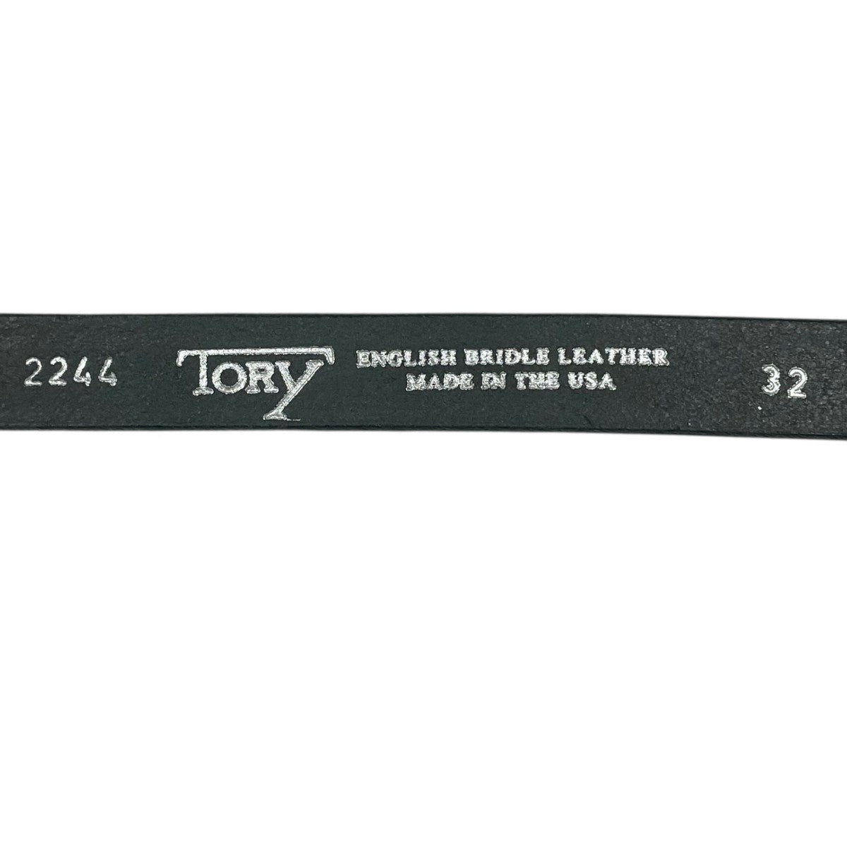 tory leather レザーベルト 3／4 inch 3-Piece Silver Buckle Set Belt 2244 古着・中古-6枚目のアイテム画像