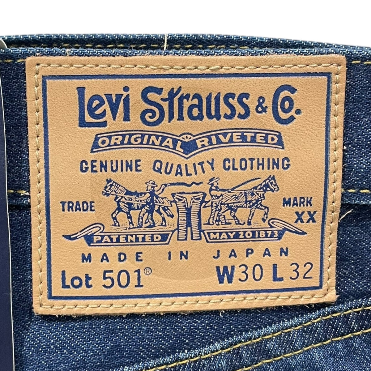 デニムパンツ Blue Tab 1980’s 501 Jeans 日本製 A5875-0014