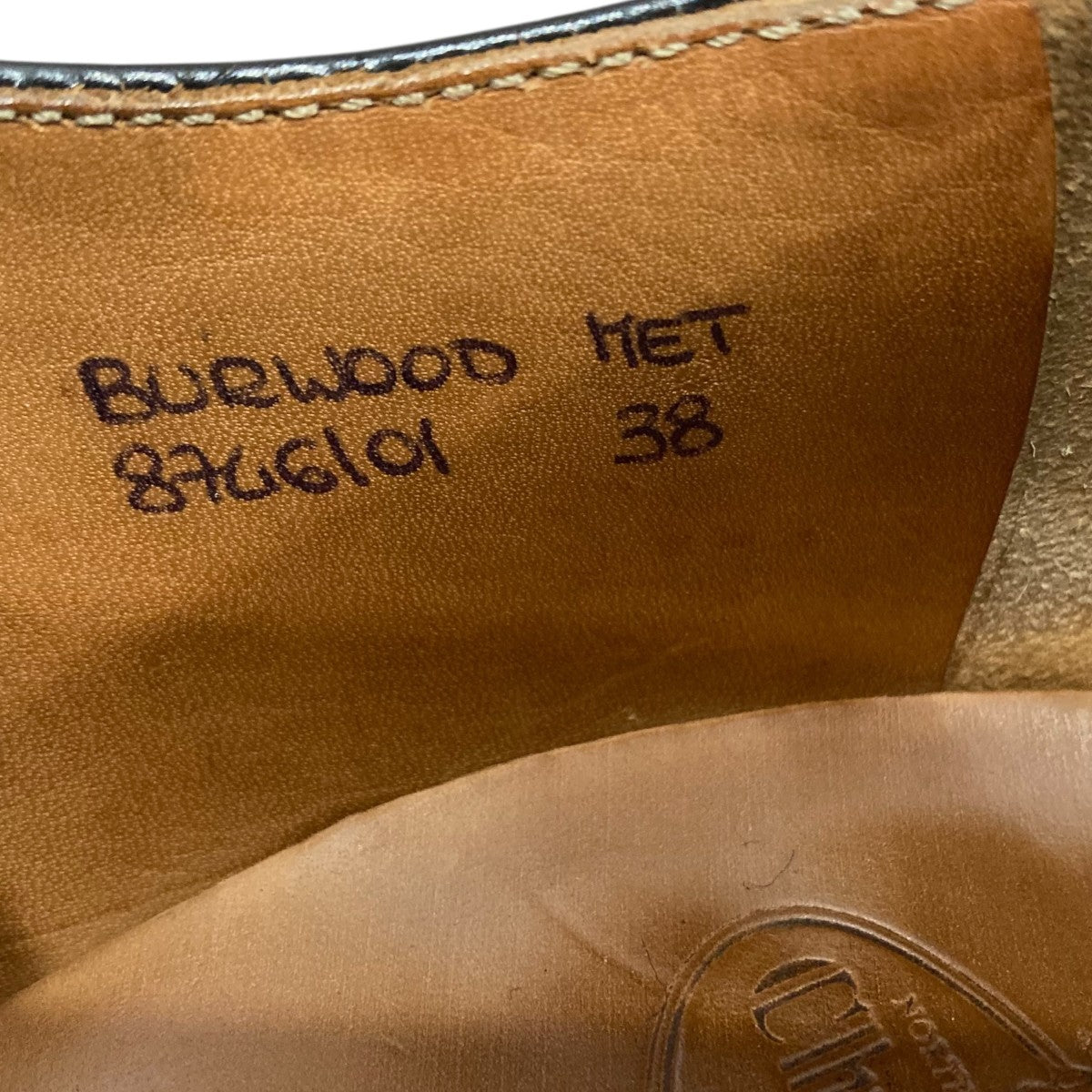 BURWOOD MET BLK POLISHEDレザーシューズ