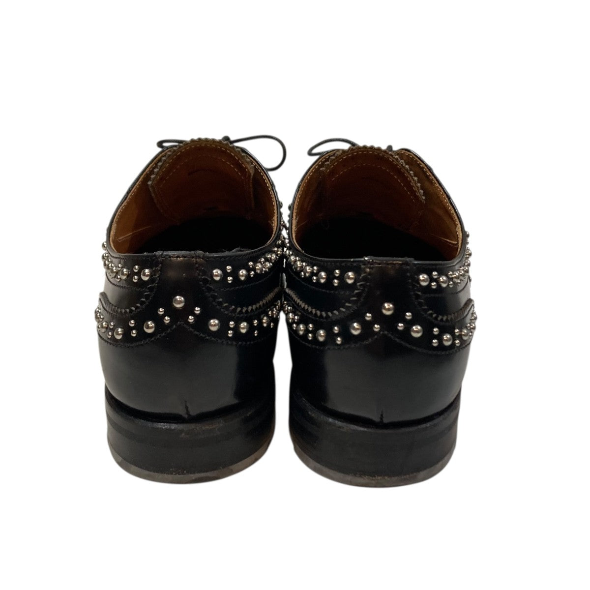 BURWOOD MET BLK POLISHEDレザーシューズ