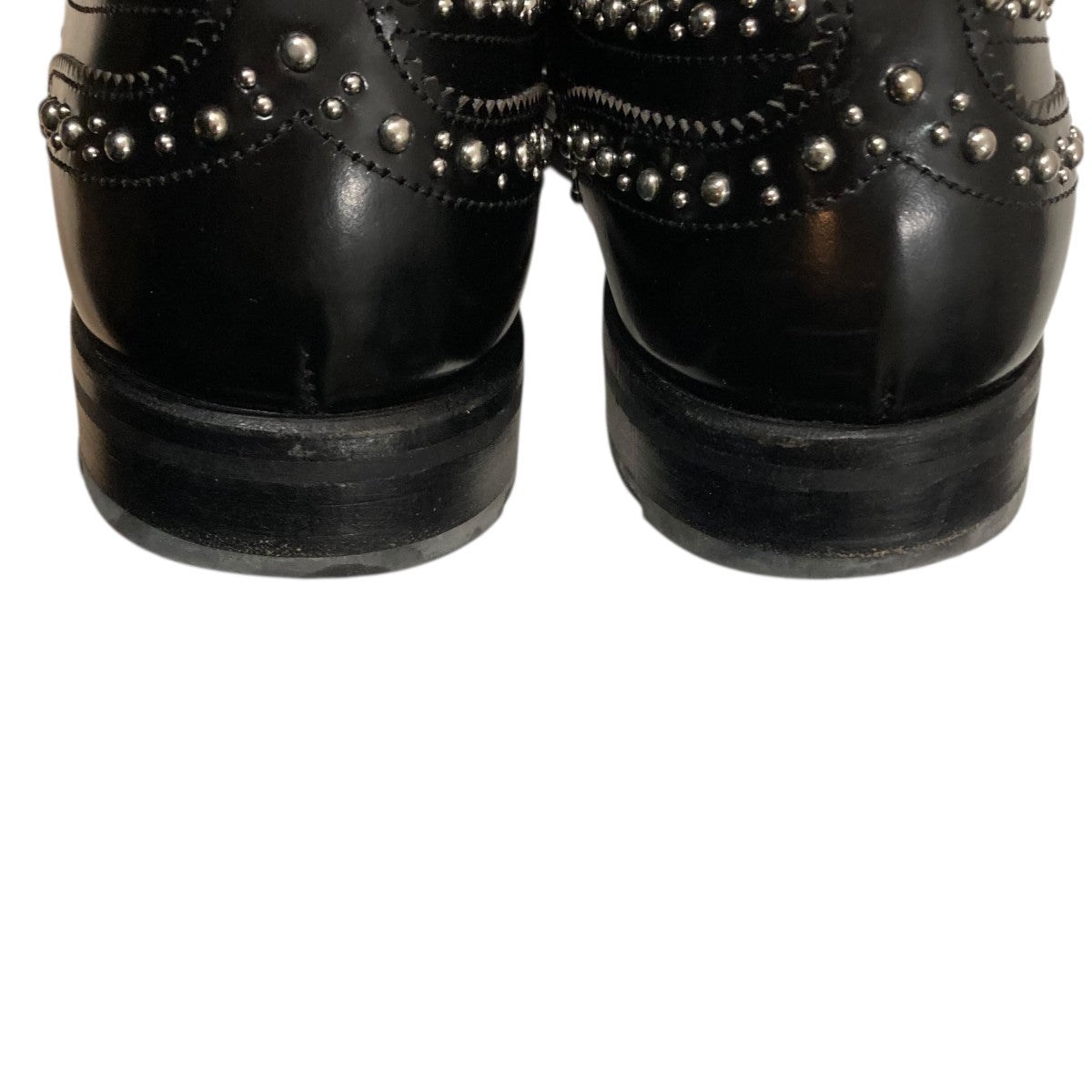 BURWOOD MET BLK POLISHEDレザーシューズ