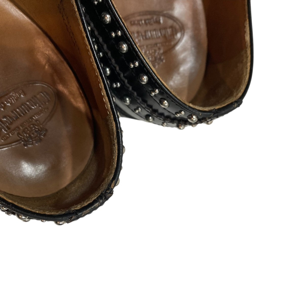 BURWOOD MET BLK POLISHEDレザーシューズ