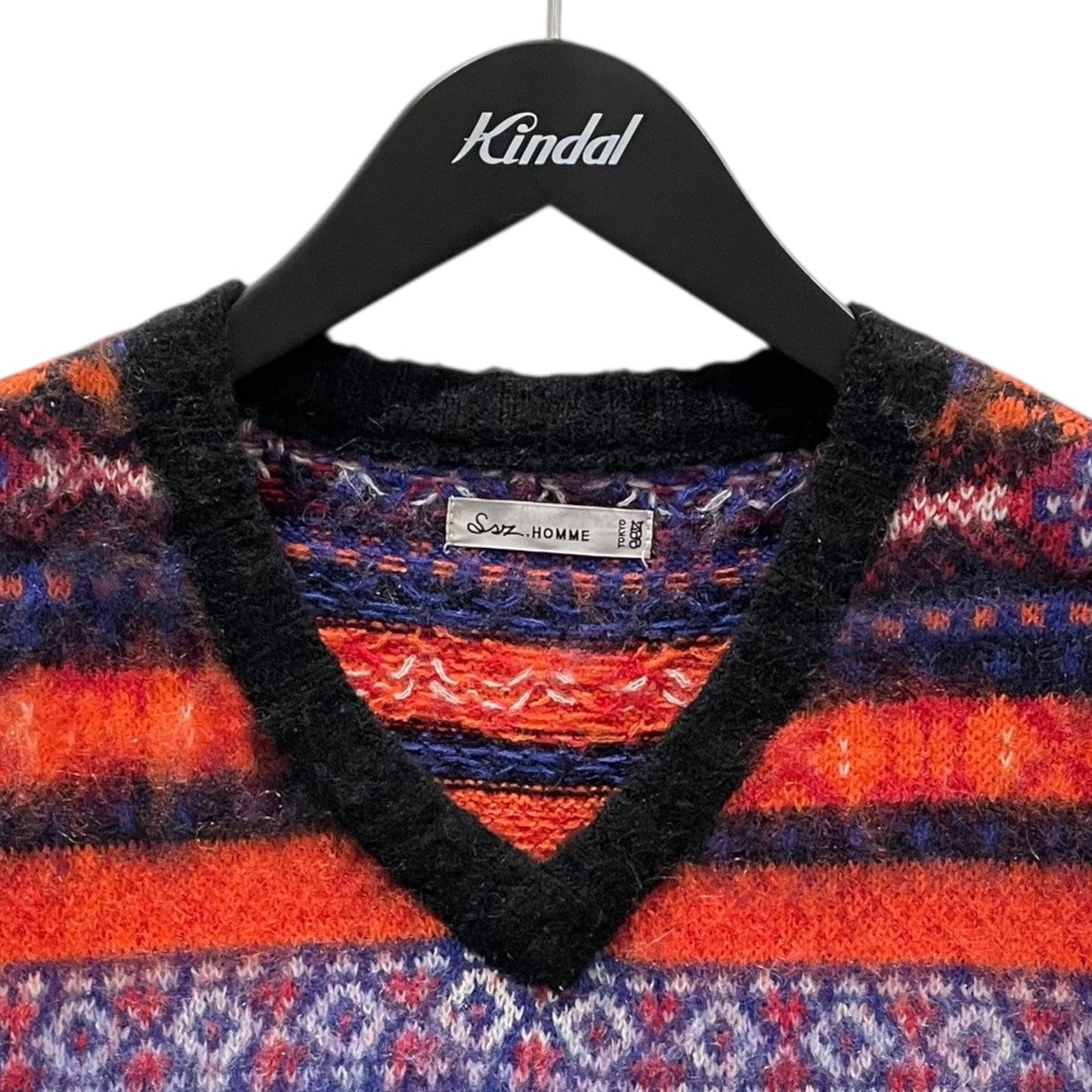 Vネックニットベスト Digi Falsle Vest ディジフォールスベスト 11-05-0258-657