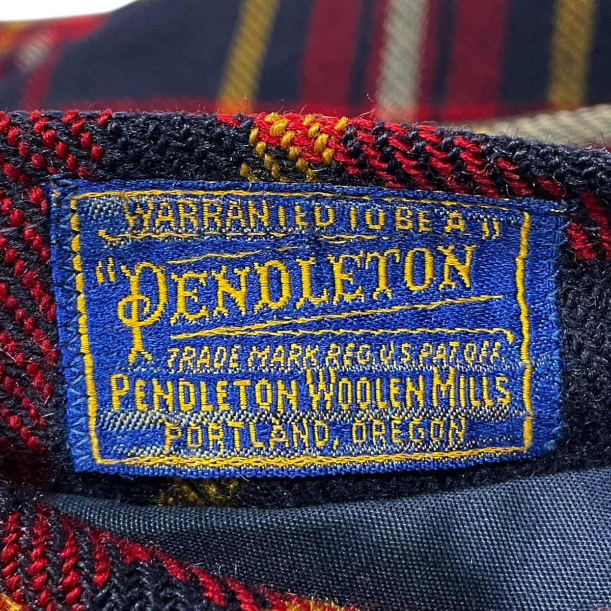 PENDLETON ジップアップリバーシブルジャケット 古着・中古-10枚目のアイテム画像