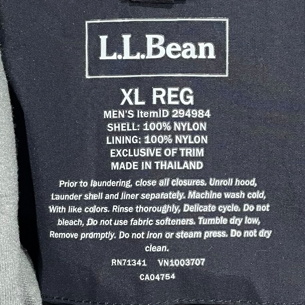 L．L．Bean ジップアップジャケット 企業ロゴ Storm Chaser 3-in-1 Jacket ストームチェイサー 3-in-1 ジャケット 294984 古着・中古-8枚目のアイテム画像