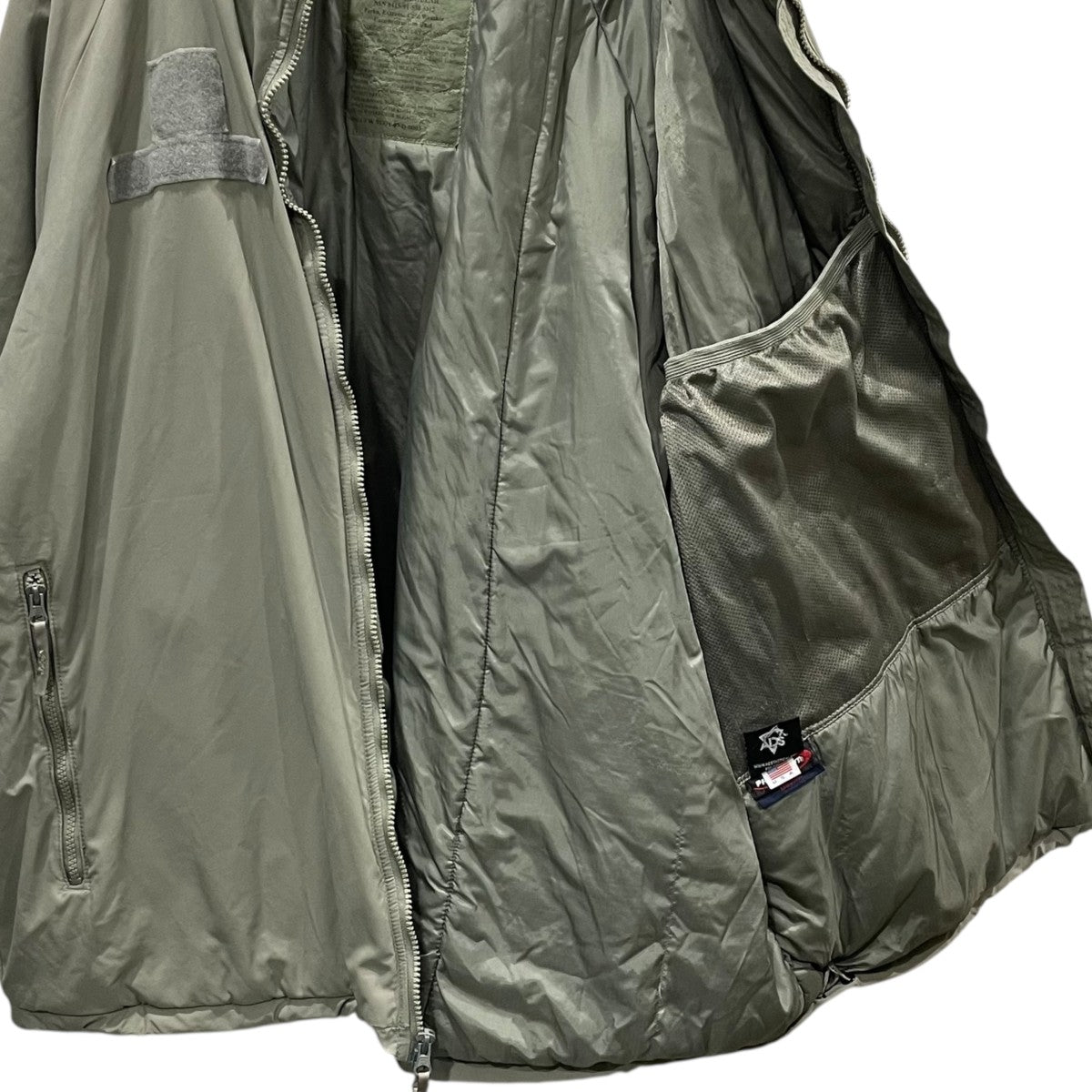 ジップアップ中綿コート PARKA， EXTREME COLD WEATHER (GEN III)