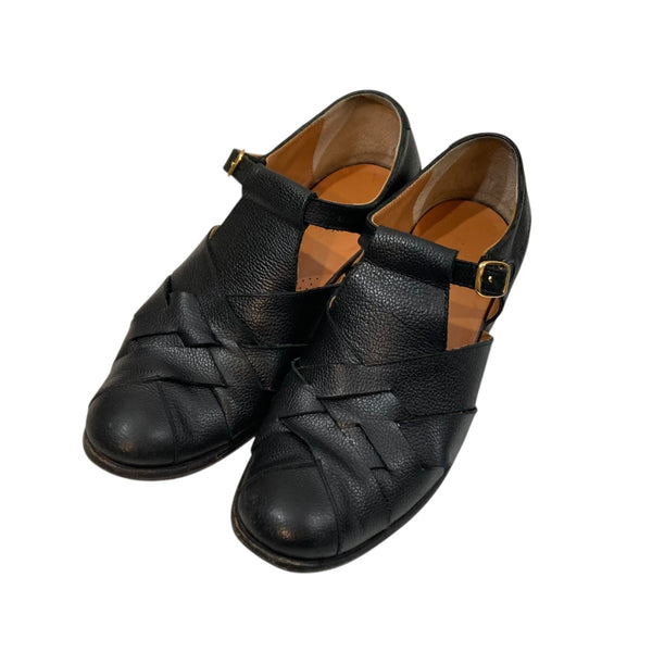 【極美品】POLPETTA ポルペッタ グルカサンダル スエード POLPETTA(ポルペッタ) グルカサンダル ブラック サイズ 41｜【公式