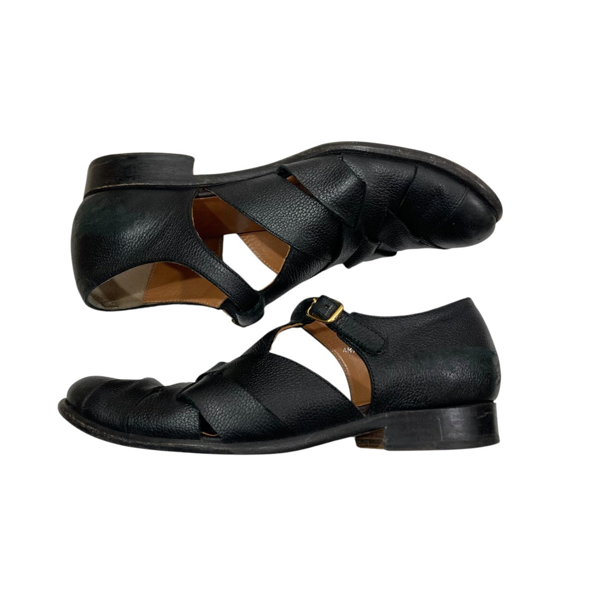 【美品・POLPETTA(ポルペッタ)】 グルカサンダル・40 1/2 POLPETTA(ポルペッタ) グルカサンダル ブラック サイズ 41｜【公式