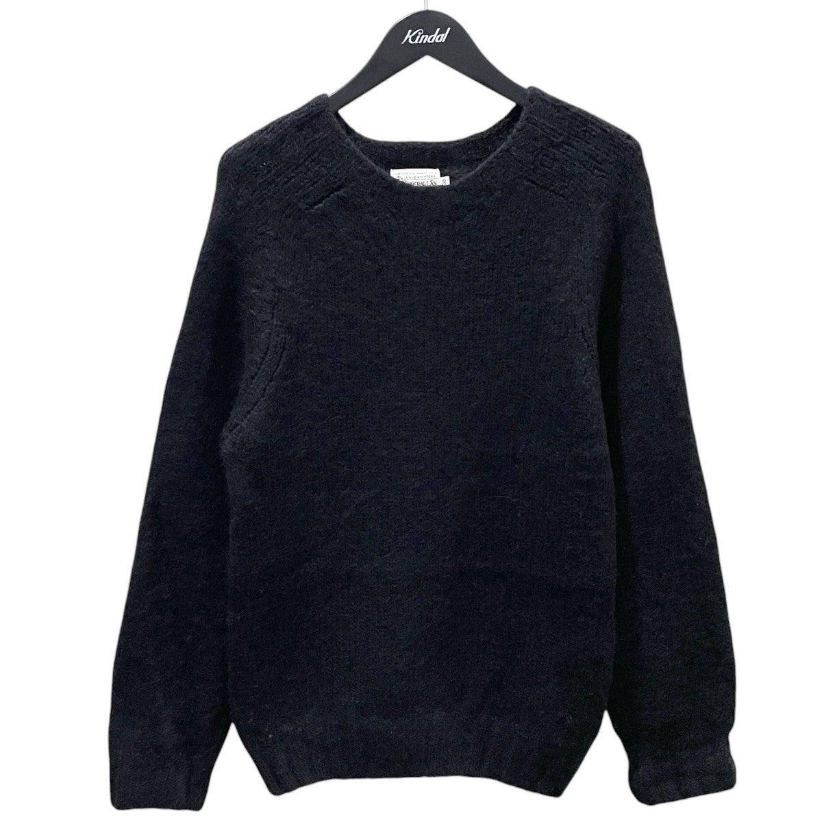 ニットセーター SHAGGY CREW NECK SHETLAND SWEATER シャギードッグクルーネックシェットランドセーター Authentic Knitwear