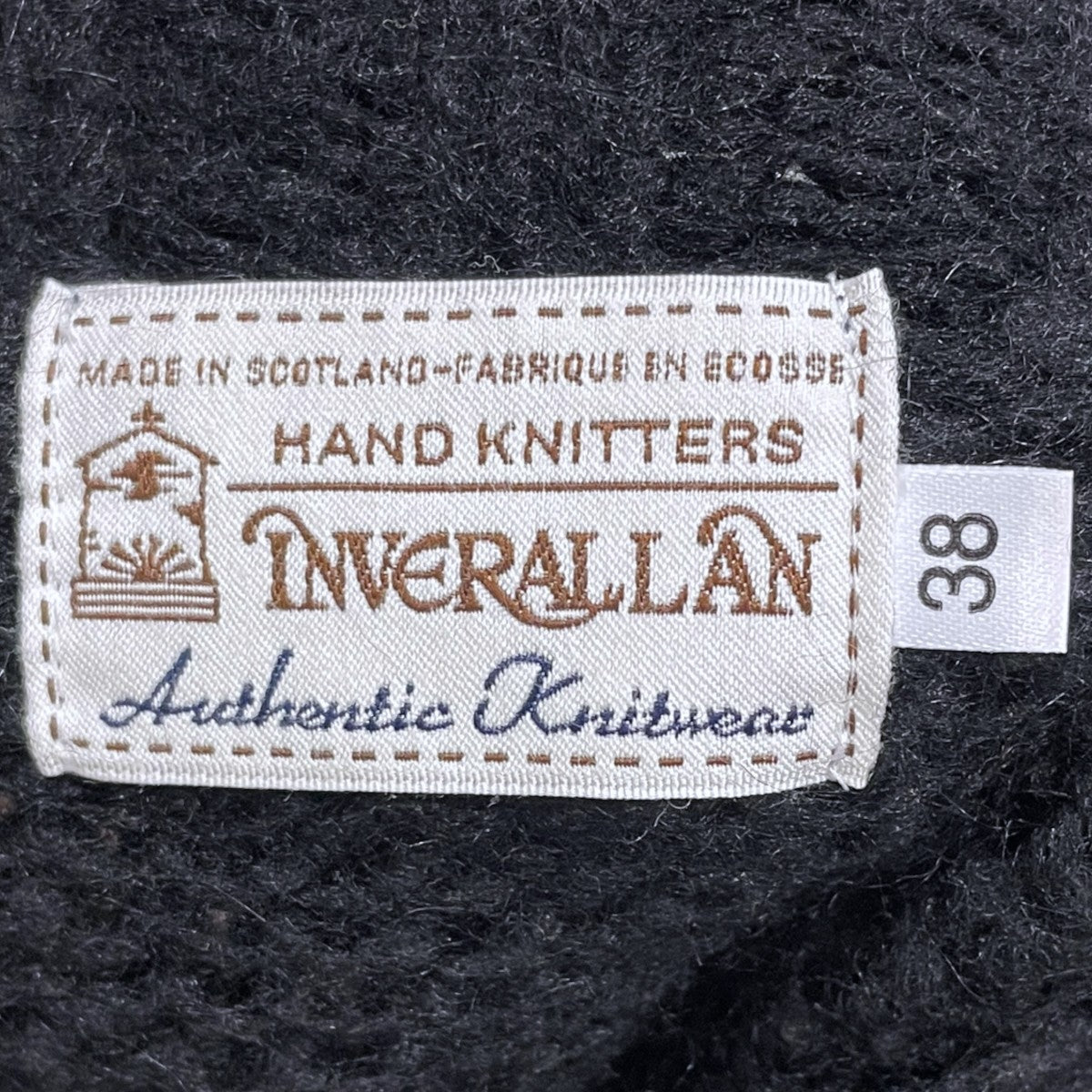 ニットセーター SHAGGY CREW NECK SHETLAND SWEATER シャギードッグクルーネックシェットランドセーター Authentic Knitwear