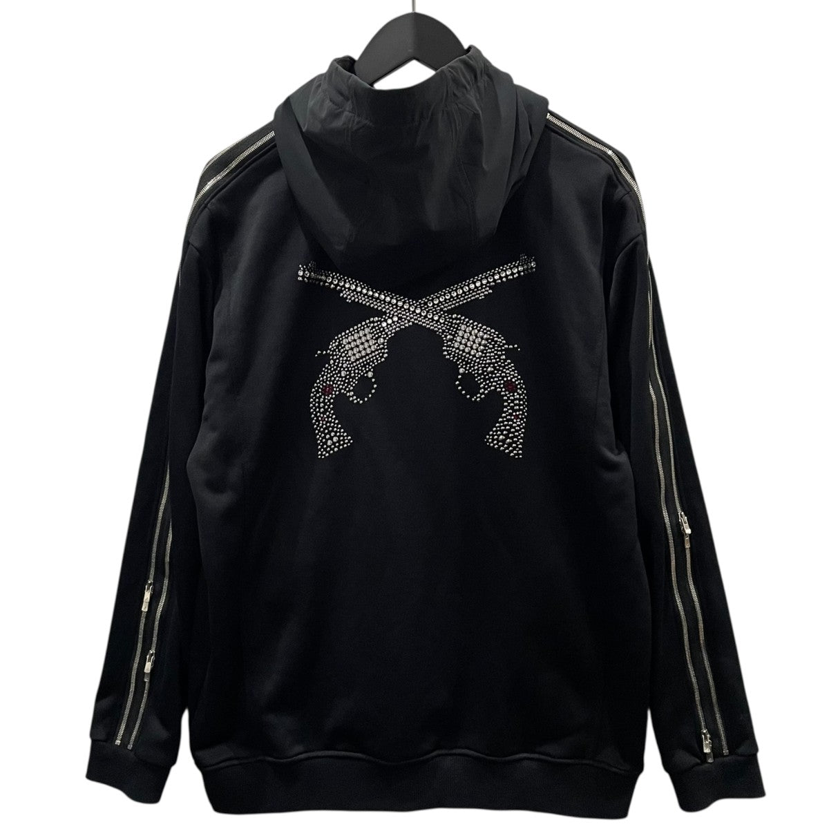 ジップアップパーカー EMBROIDERY DRAPE TERRY ZIP UP HOODIE R19SB-06KS