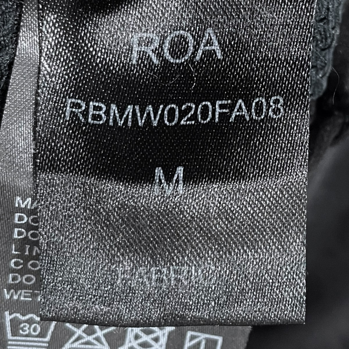 ROA 23AW 裾ジップ裏フリースパンツ Technical Trousers Softshell テクニカルトラウザーズ ソフトシェル RBMW020FA08 古着・中古-9枚目のアイテム画像