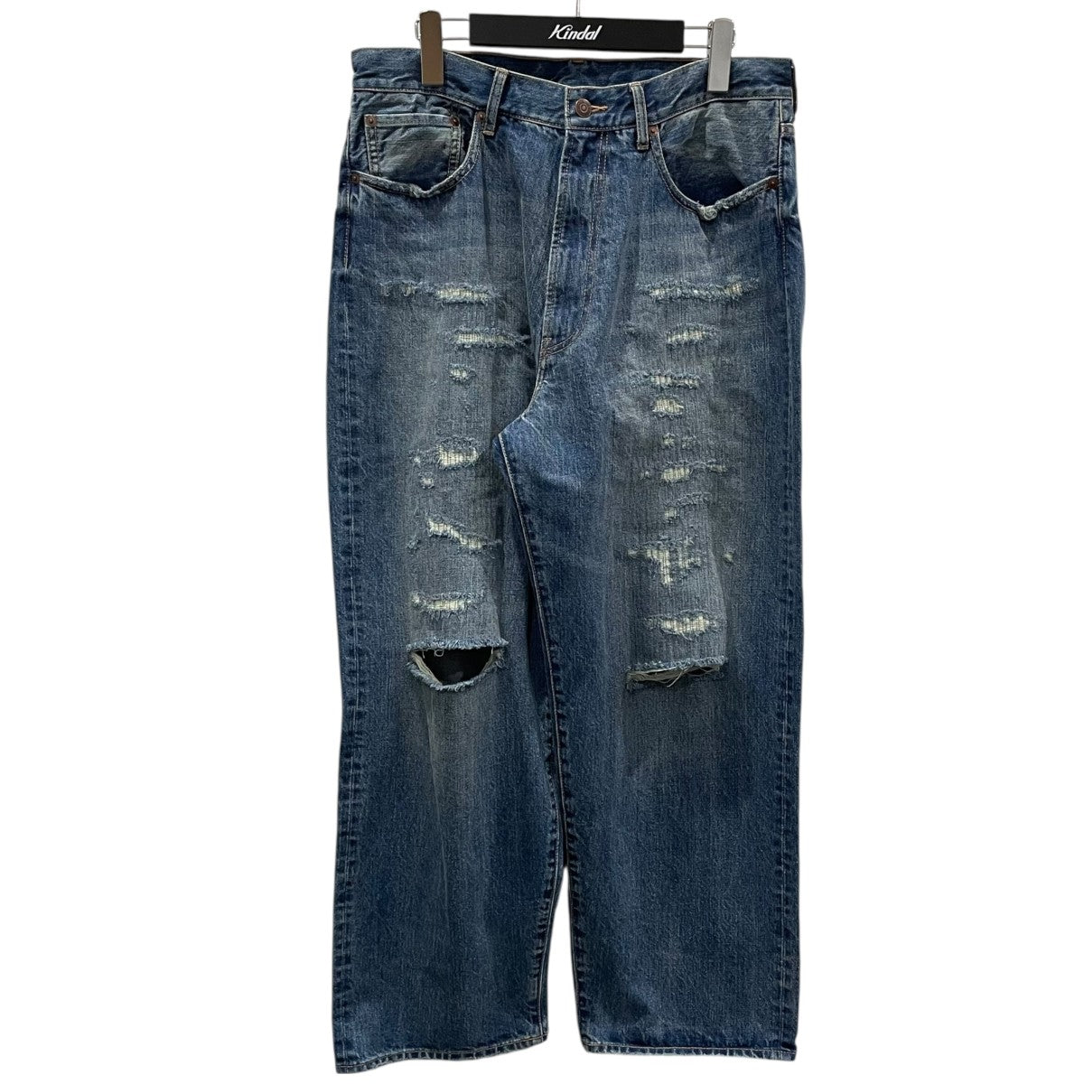 26SS 加工デニムパンツ 5 Pockets Damage Denim Pants 11-21-1640-791