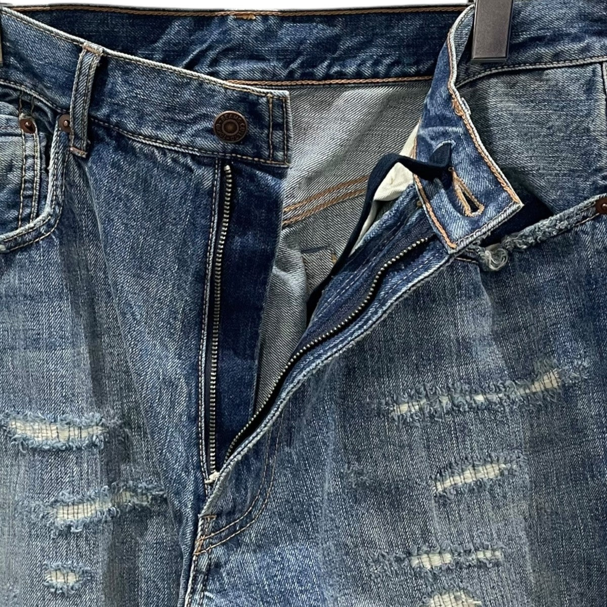 26SS 加工デニムパンツ 5 Pockets Damage Denim Pants 11-21-1640-791