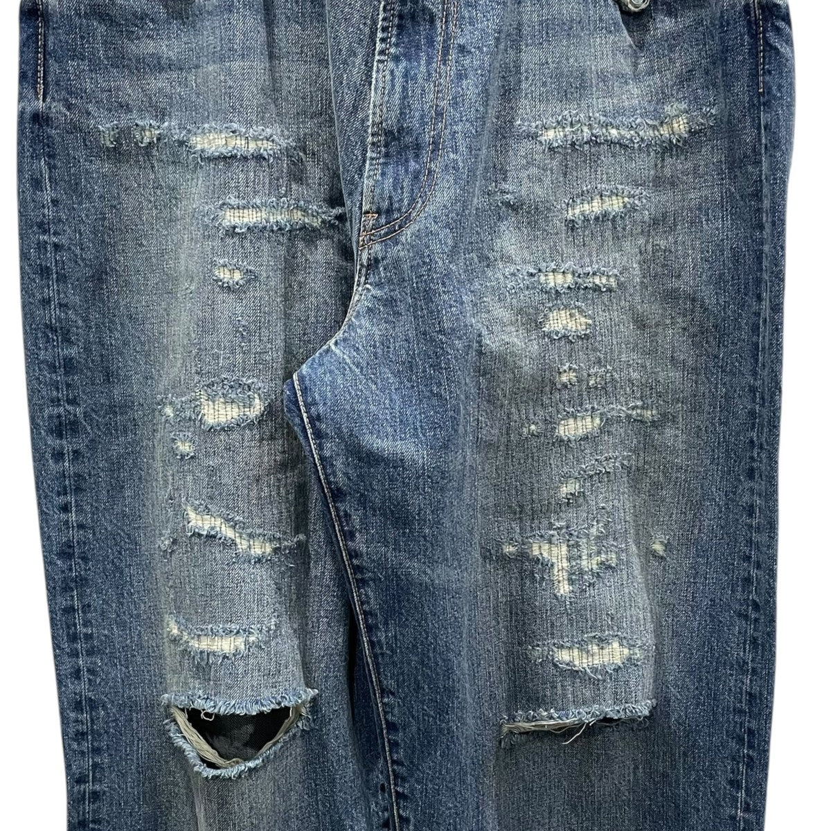26SS 加工デニムパンツ 5 Pockets Damage Denim Pants 11-21-1640-791