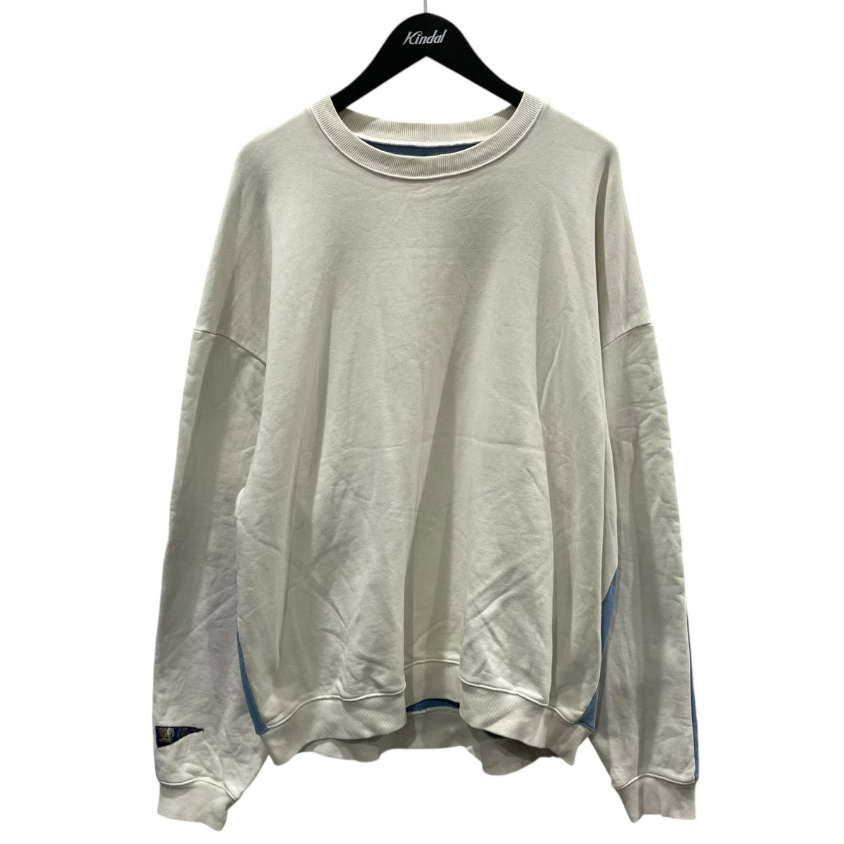 KAPITAL 22AW 加工バックプリントスウェットトレーナー Bone Crew Neck Sweat ボーンクルーネックスウェット EK-1139 古着・中古-1枚目のアイテム画像