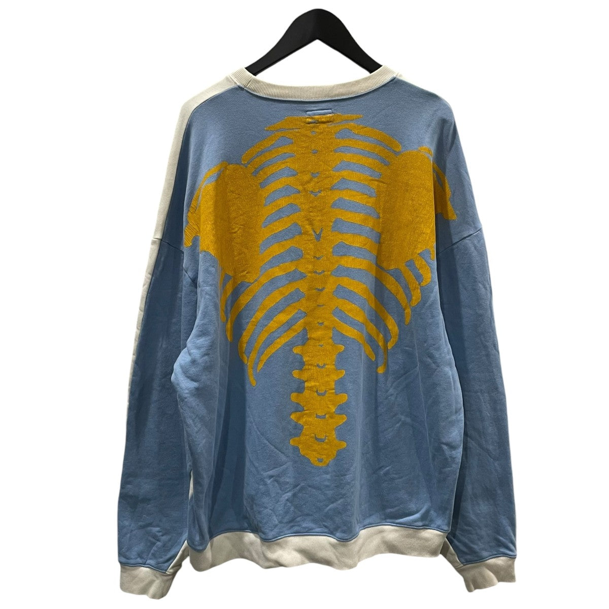 KAPITAL 22AW 加工バックプリントスウェットトレーナー Bone Crew Neck Sweat ボーンクルーネックスウェット EK-1139 古着・中古-2枚目のアイテム画像