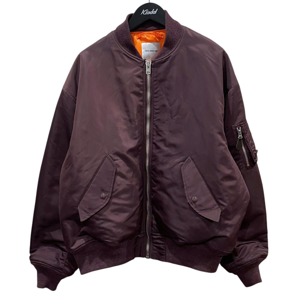 25AW ジップアップ中綿ジャケット Error Fit Type MA-1 Flight Jacket エラーフィット MA-1 フライトジャケット CTE-25A215