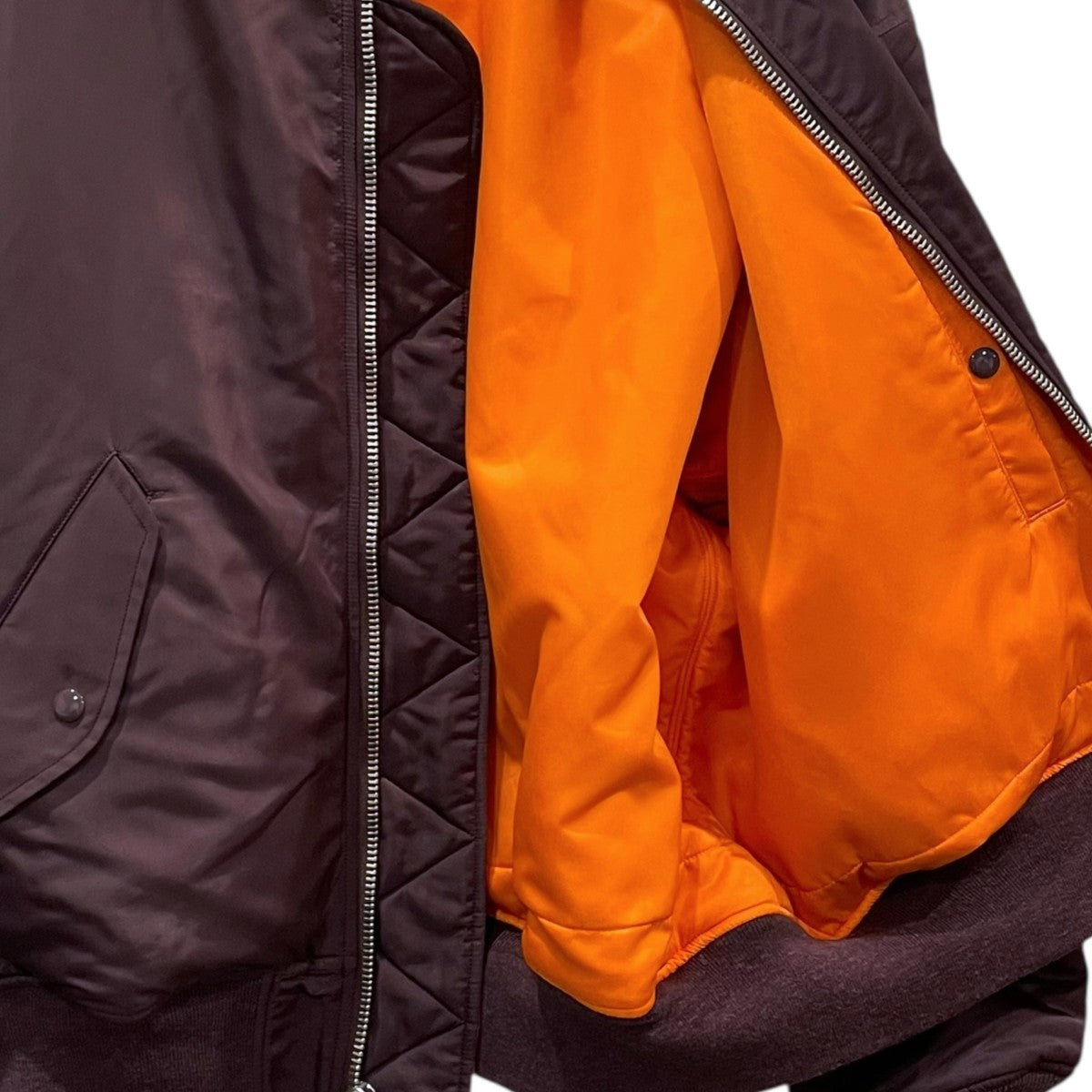 25AW ジップアップ中綿ジャケット Error Fit Type MA-1 Flight Jacket エラーフィット MA-1 フライトジャケット CTE-25A215