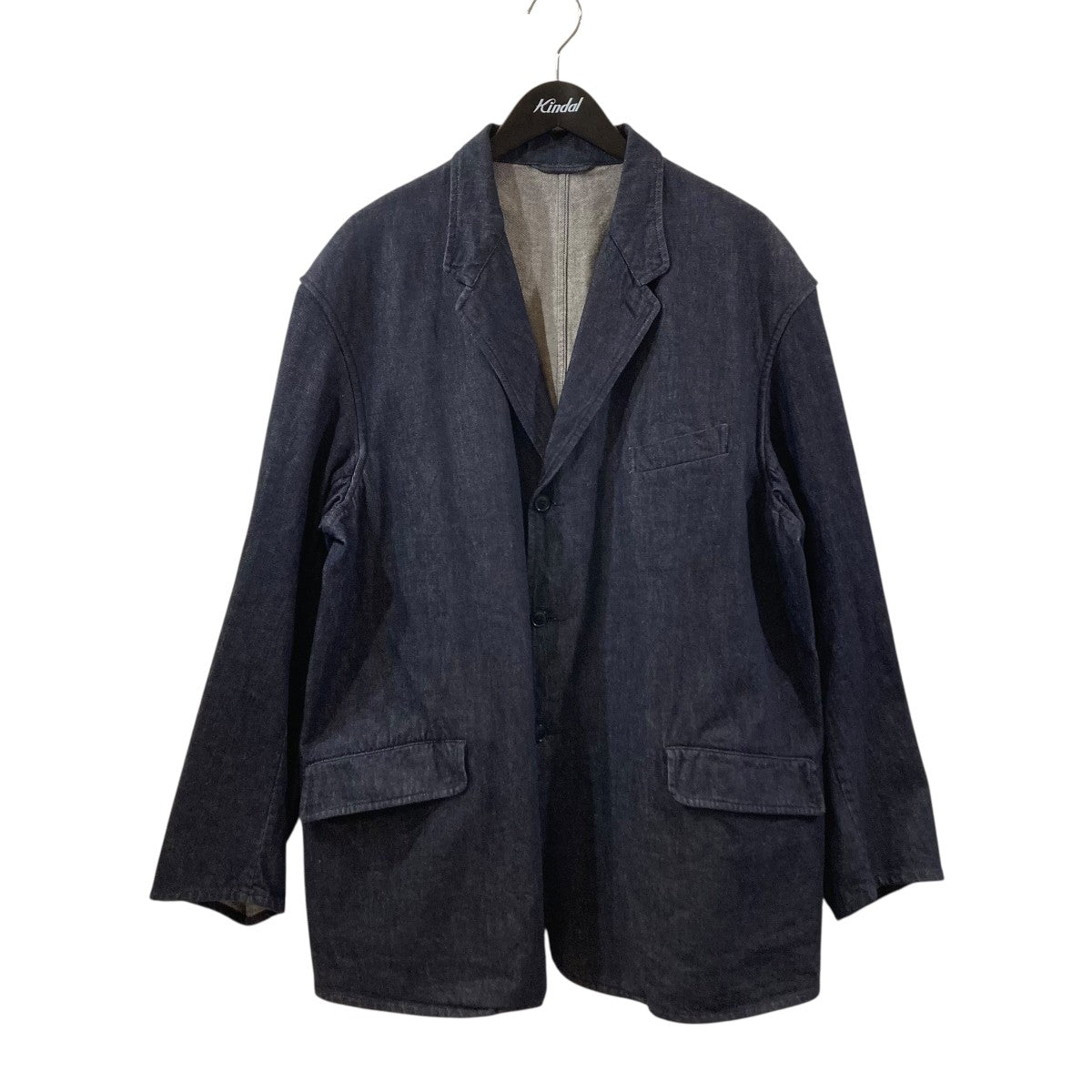 COMOLI ネイビーデニム ジャケット B01-01023 古着・中古-1枚目のアイテム画像