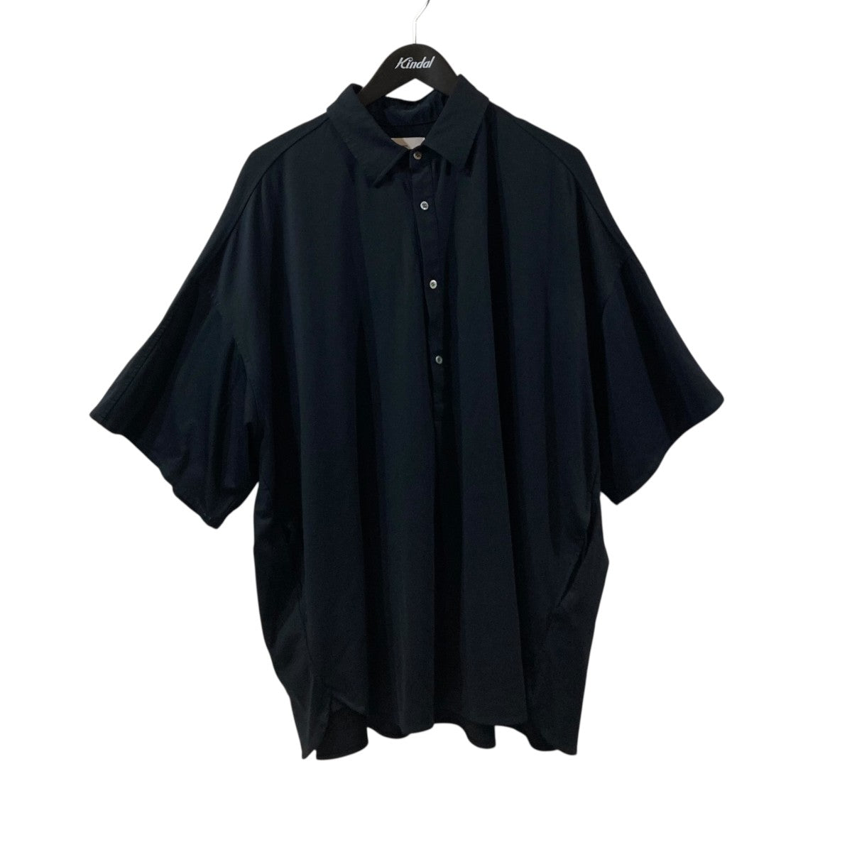 Graphpaper Viscose Ponte S／S Yoke Sleeve Shirt半袖シャツGM222-50039 古着・中古-1枚目のアイテム画像