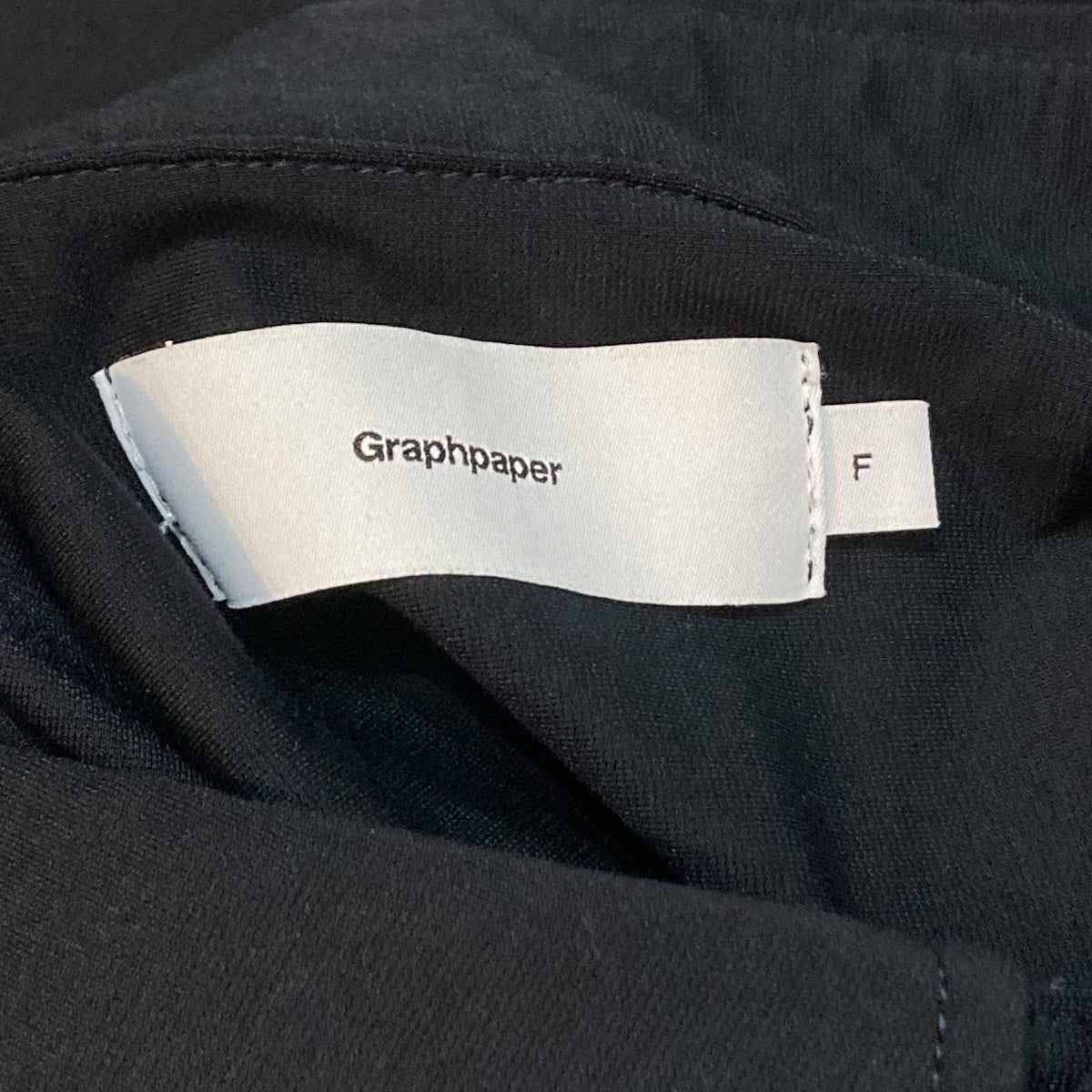 Graphpaper Viscose Ponte S／S Yoke Sleeve Shirt半袖シャツGM222-50039 古着・中古-7枚目のアイテム画像