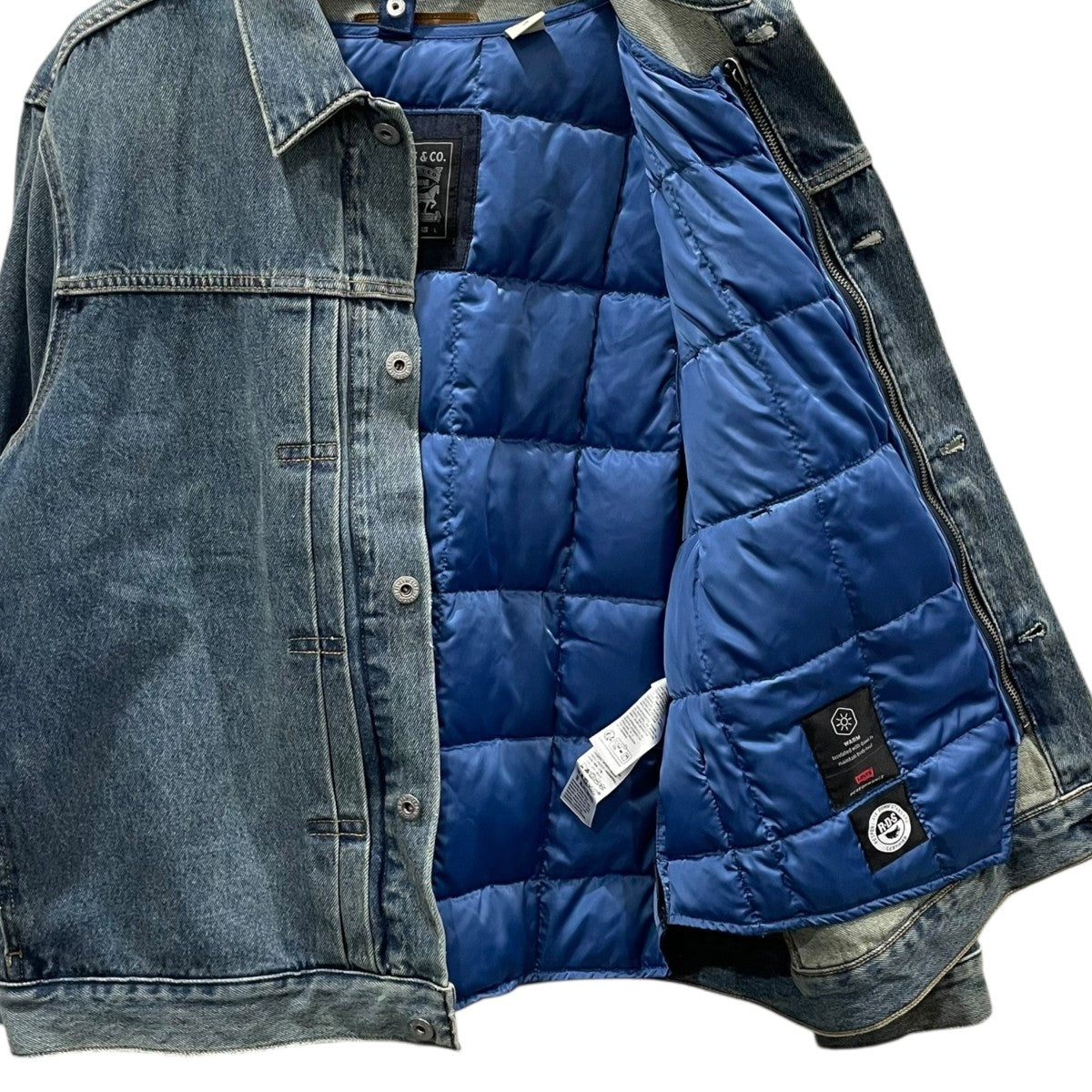1stタイプ 3WAY加工デニムジャケット デニムダウンベスト 3-IN-1 TYPE I Trucker Jacket トラッカージャケット A8634-0000