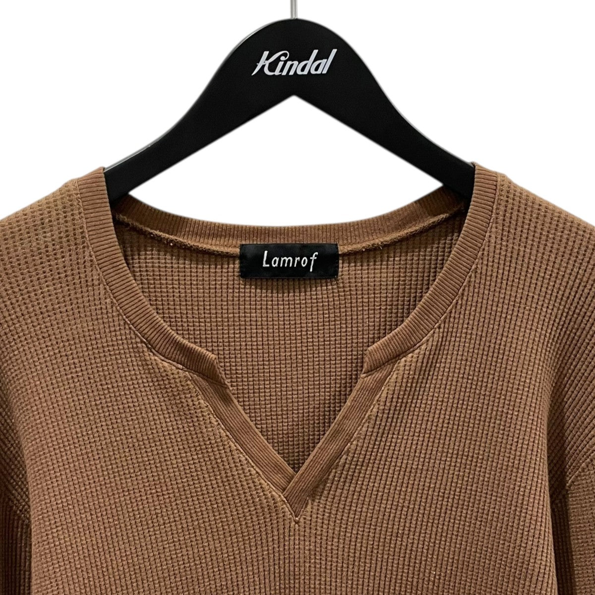 Lamrof 23AW ダメージ加工サーマルカットソー Boro Slanted Thermal ボロ スランテッド サーマル LM-23AW-CT01 古着・中古-3枚目のアイテム画像