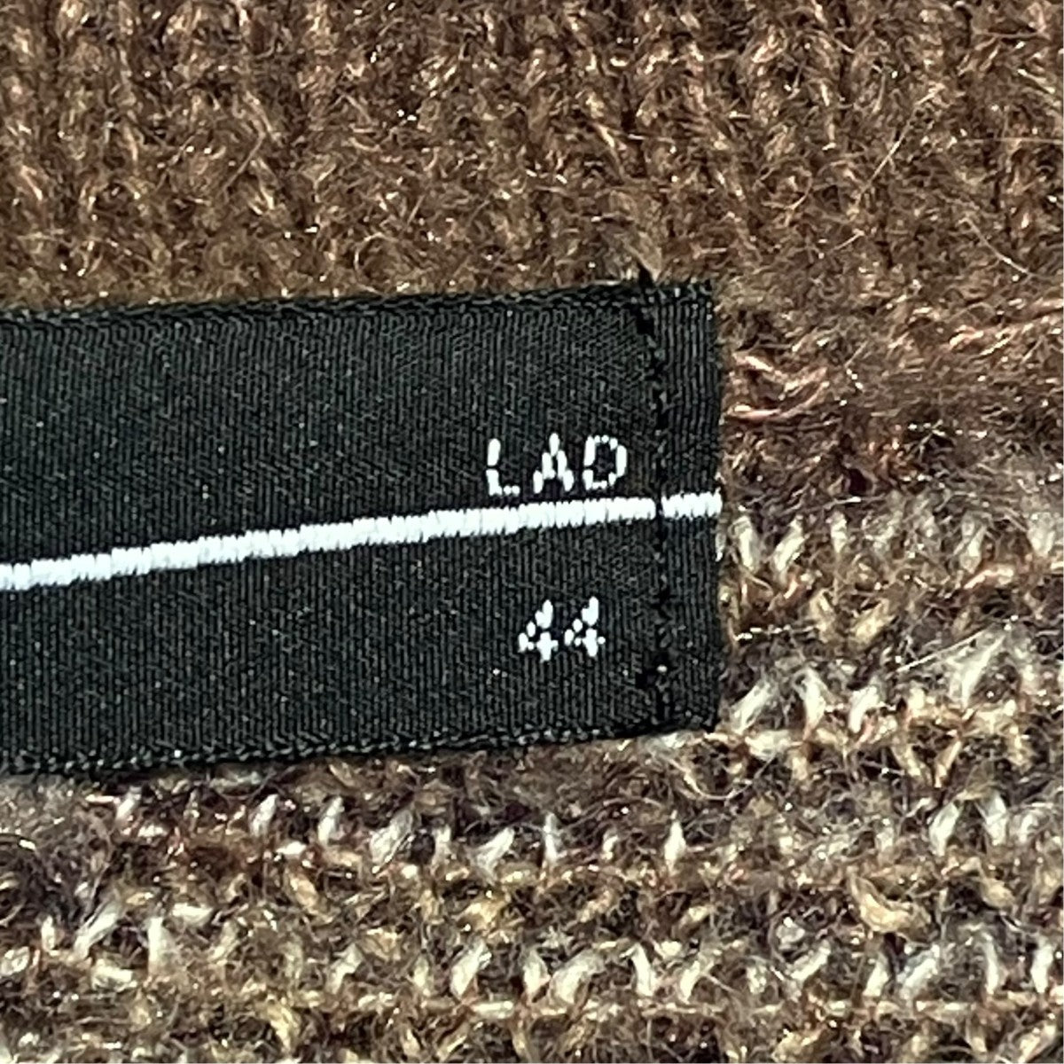 24AWM Shaggy Argyle Knit Poloカーディガン2224-013