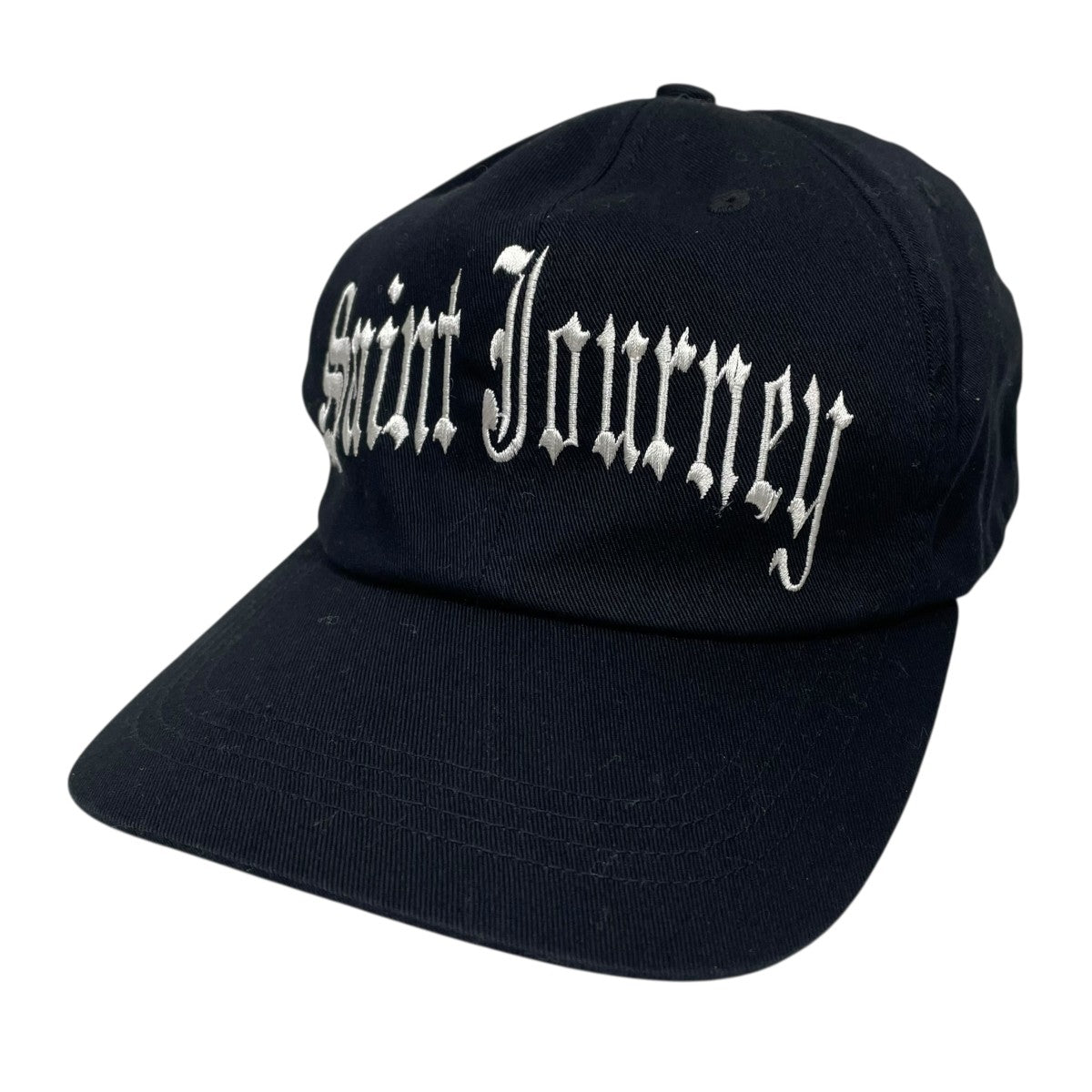 24AW 刺繍キャップ CAP／SAINT JOURNEY／BLACK キャップ／セイントジャーニー／ブラック SM-YS1-0000-076