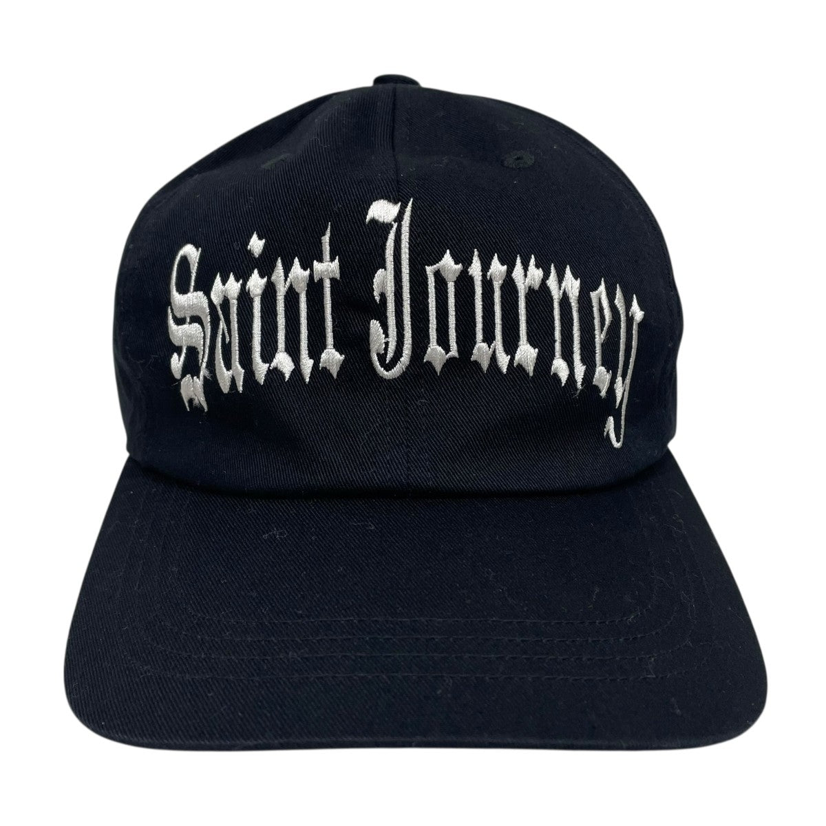 24AW 刺繍キャップ CAP／SAINT JOURNEY／BLACK キャップ／セイントジャーニー／ブラック SM-YS1-0000-076