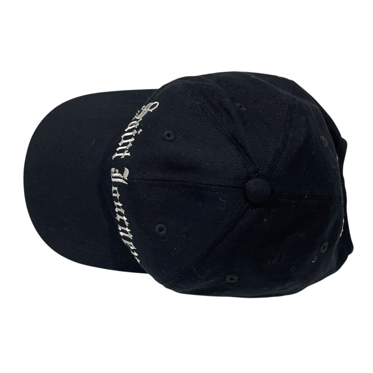 24AW 刺繍キャップ CAP／SAINT JOURNEY／BLACK キャップ／セイントジャーニー／ブラック SM-YS1-0000-076