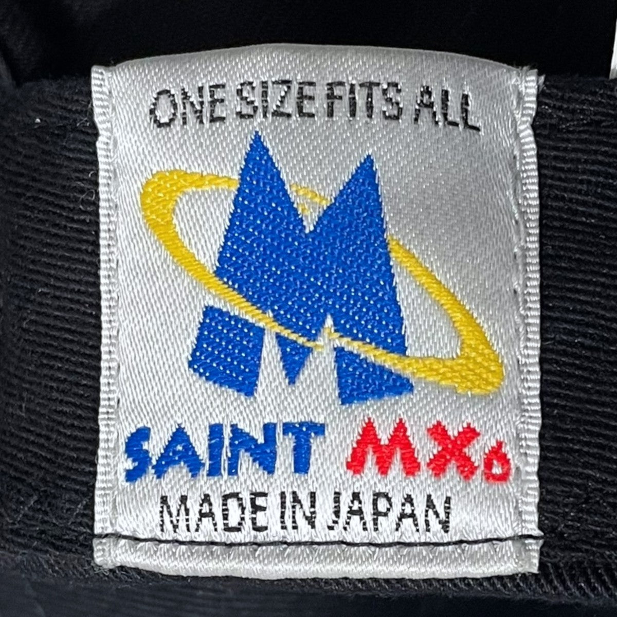 24AW 刺繍キャップ CAP／SAINT JOURNEY／BLACK キャップ／セイントジャーニー／ブラック SM-YS1-0000-076
