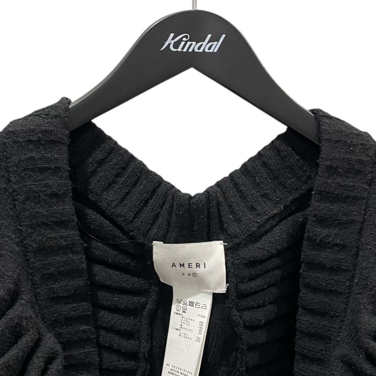 24SS ショートニットカーディガン BUMPY KNIT BOLERO バンピーニットボレロ 02320161350