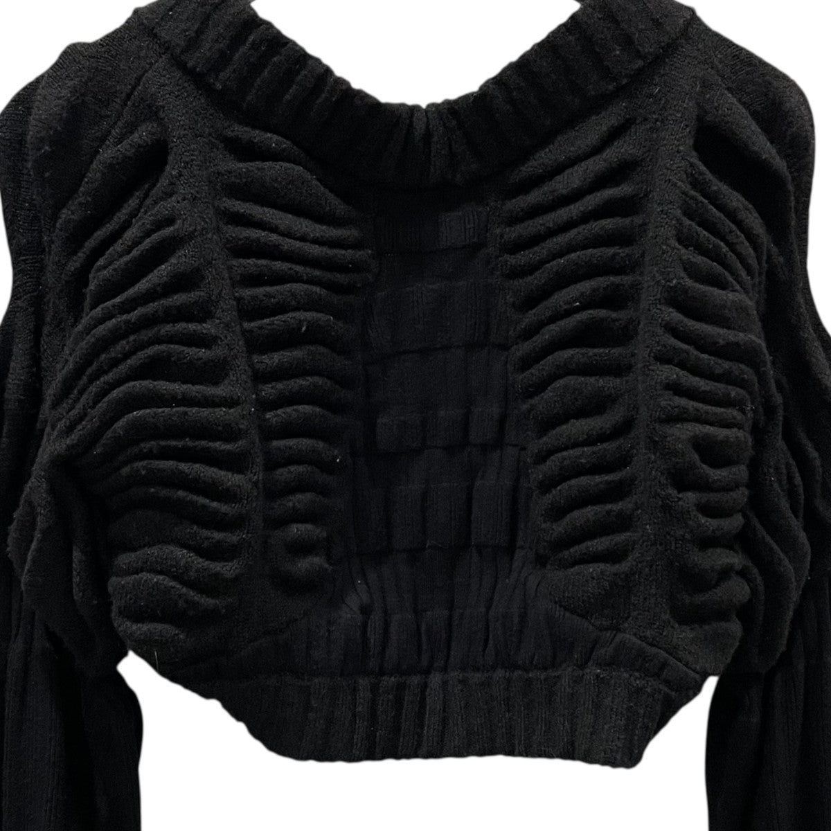24SS ショートニットカーディガン BUMPY KNIT BOLERO バンピーニットボレロ 02320161350