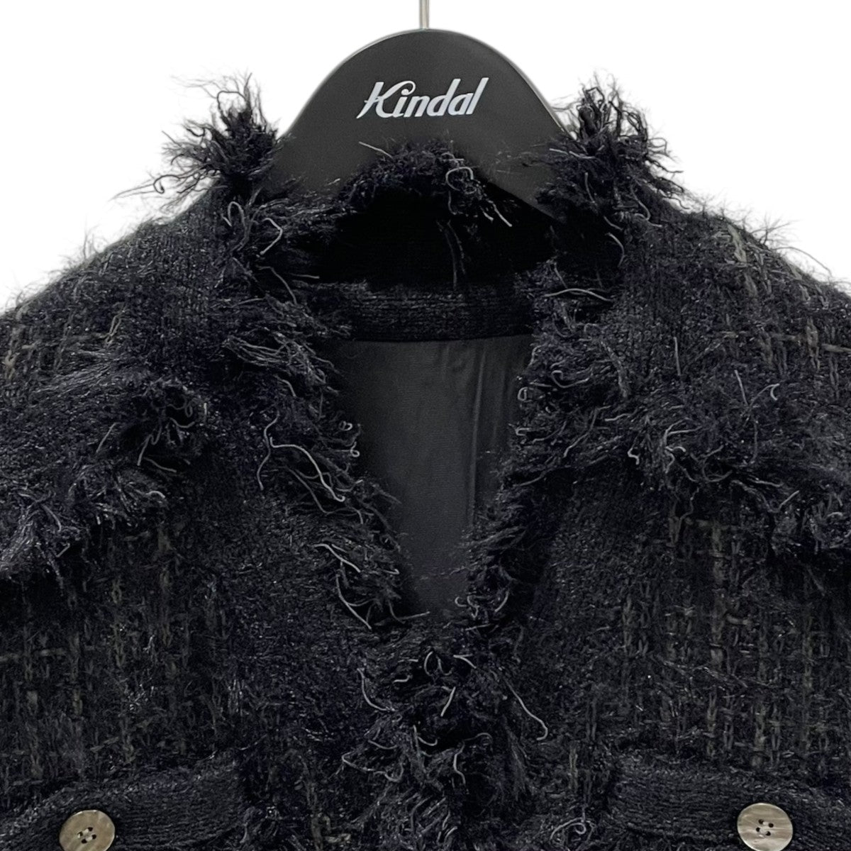 Ameri VINTAGE(アメリビンテージ) 25AW ツイードフリンジニット