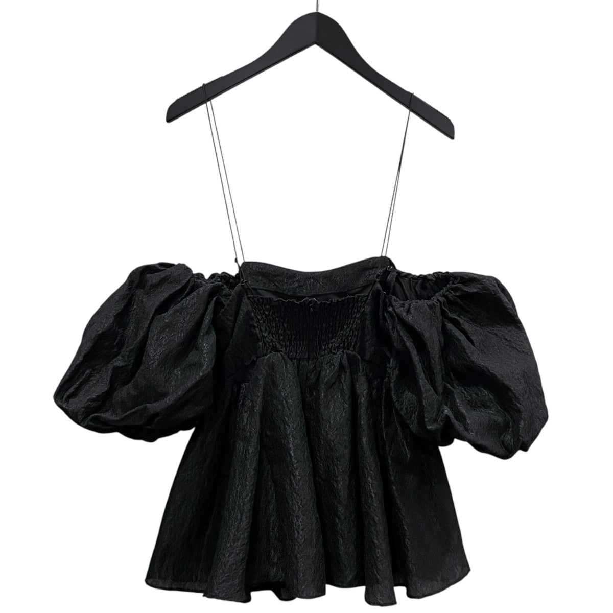 Lily Brown 25SS 3wayシアージャガードペプラムブラウス 3way sheer jacquard peplum blouse LWFT251171 古着・中古-2枚目のアイテム画像