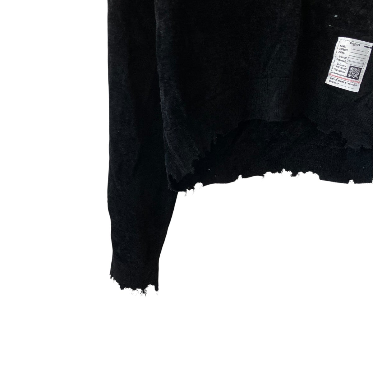 Maison MIHARA YASUHIRO DISTRESSED KNIT PULLOVERセーターK15SW711 古着・中古-4枚目のアイテム画像