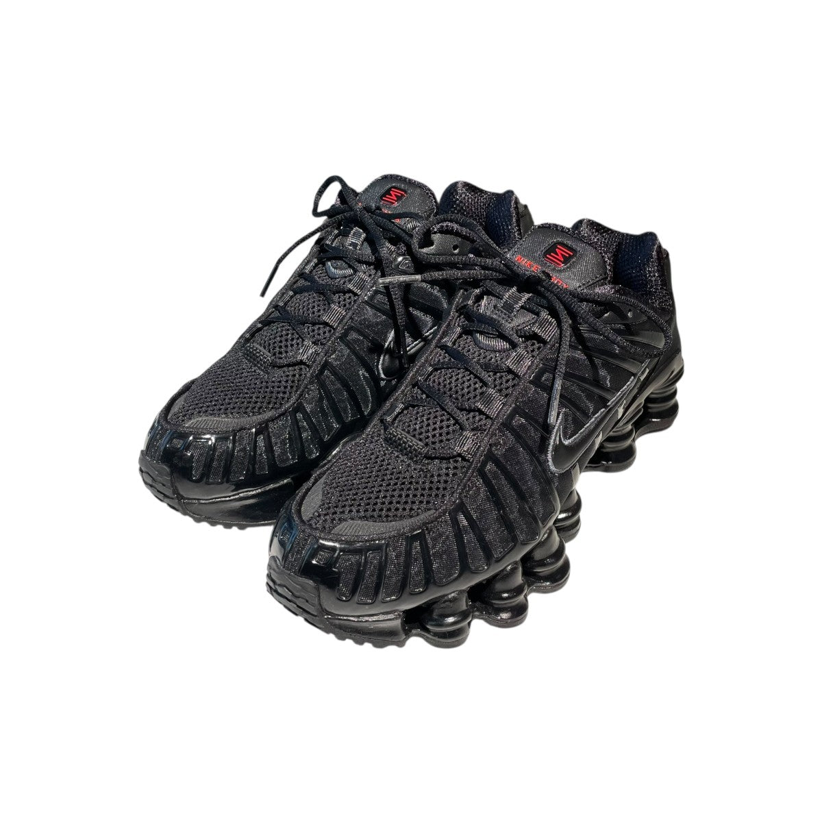 SHOX TL BLACK／BLACK-MTLC HEMATITE-MAX ORANGEスニーカーAV3595-002
