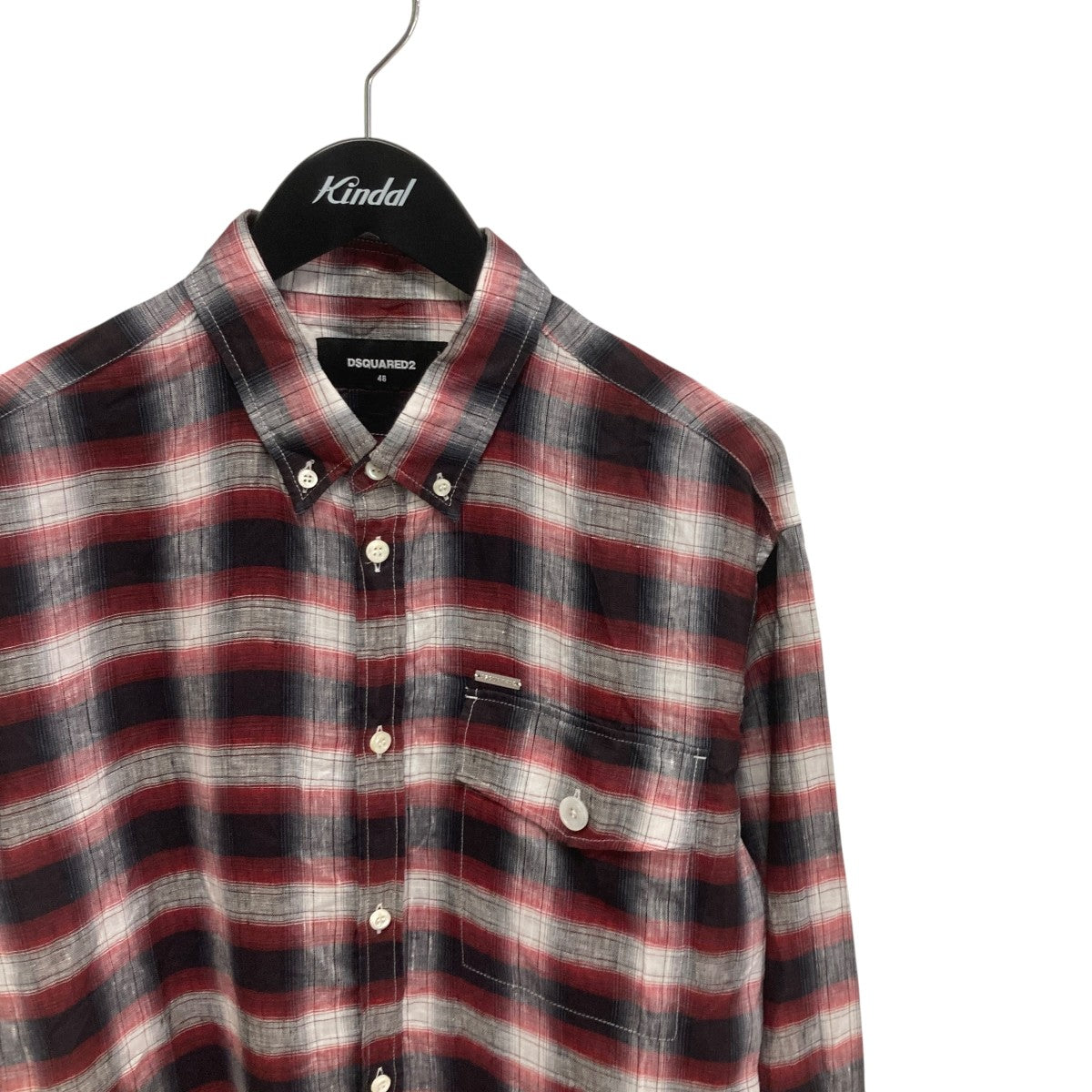 DSQUARED2 チェックシャツS74DM0510 古着・中古-3枚目のアイテム画像