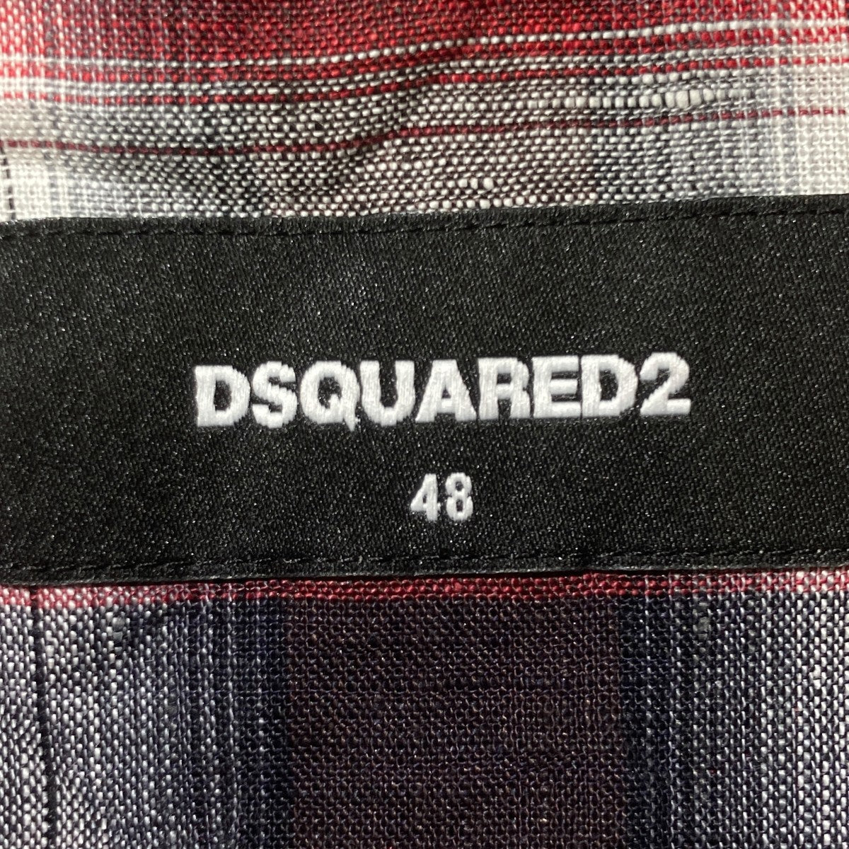 DSQUARED2 チェックシャツS74DM0510 古着・中古-5枚目のアイテム画像
