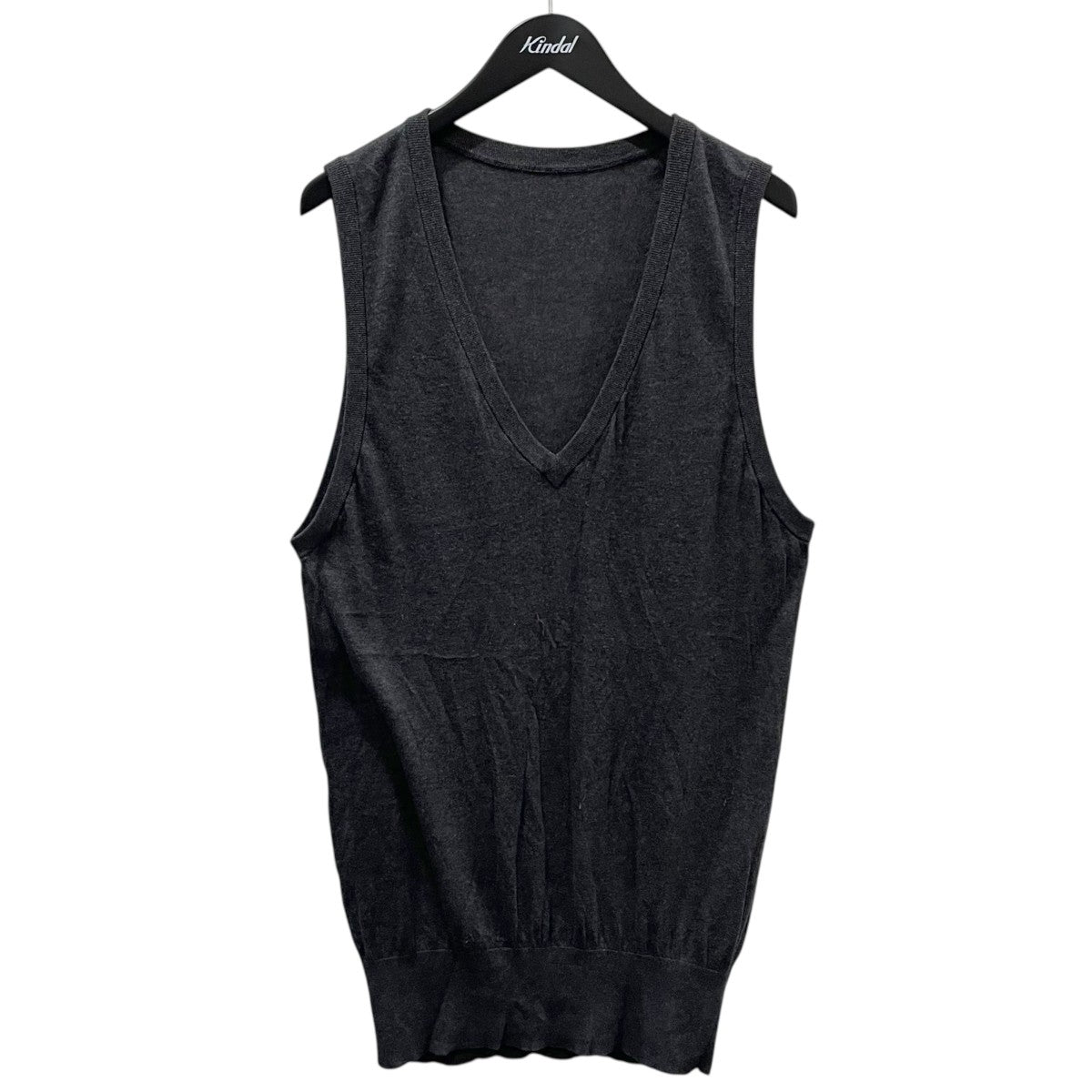 GALERIE VIE 21AW コットンカシミヤシルク Vネックベスト Cotton Cashmere Silk V-neck Vest 23-02-14-02102 古着・中古-1枚目のアイテム画像