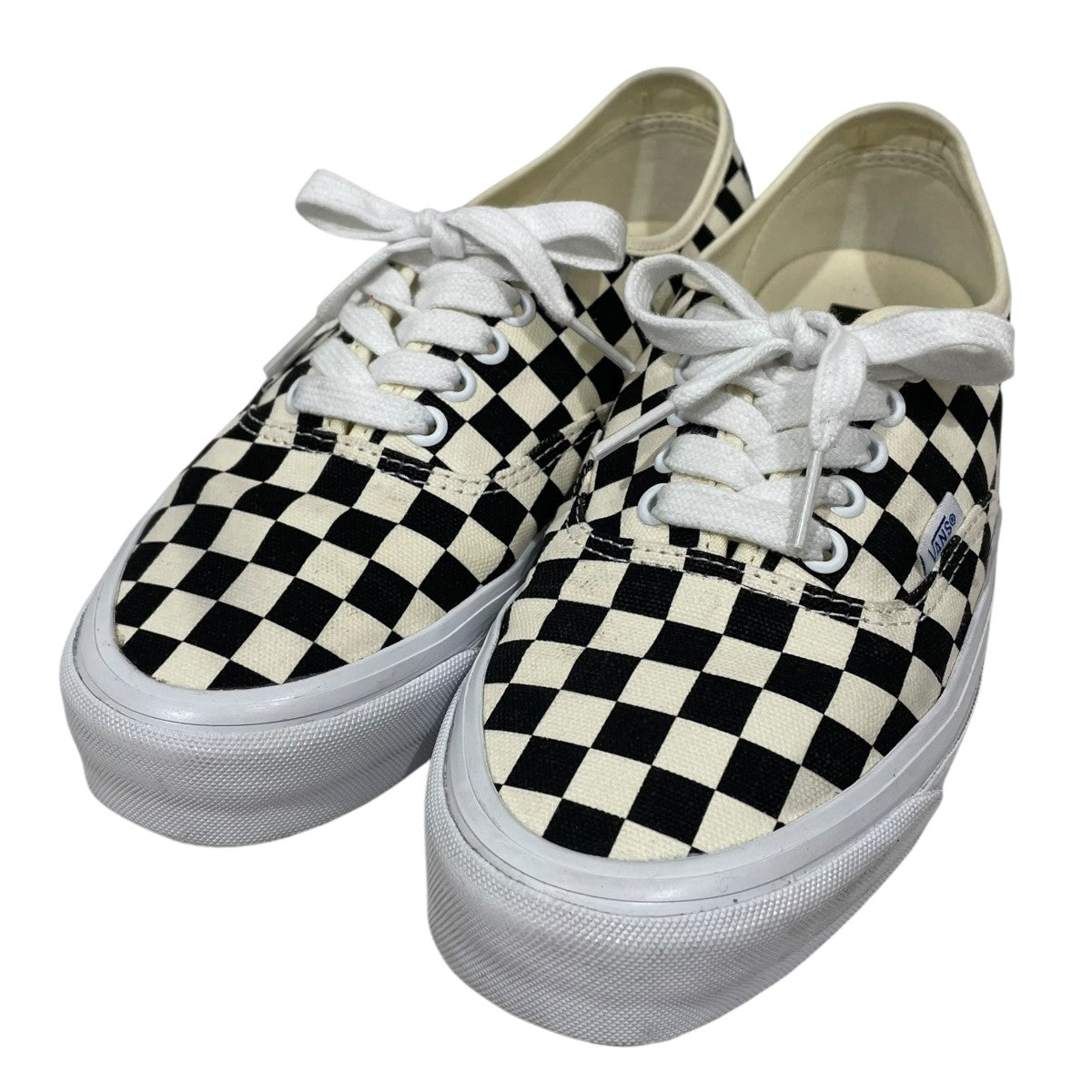 VANS チェッカーボード柄スニーカー PREMIUM AUTHENTIC REISSUE 44 プレミアム オーセンティック リイシュー44 VN000CQA2BO 古着・中古-1枚目のアイテム画像