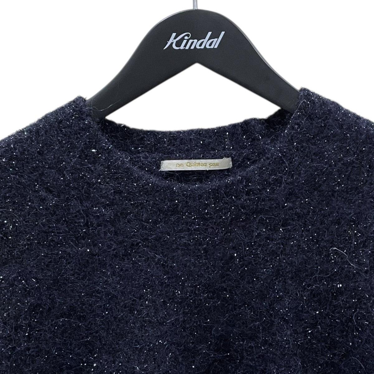 ラメニットセーター Alpaca Lurex Pullover アルパカルレックス プルオーバー 011232ZD1